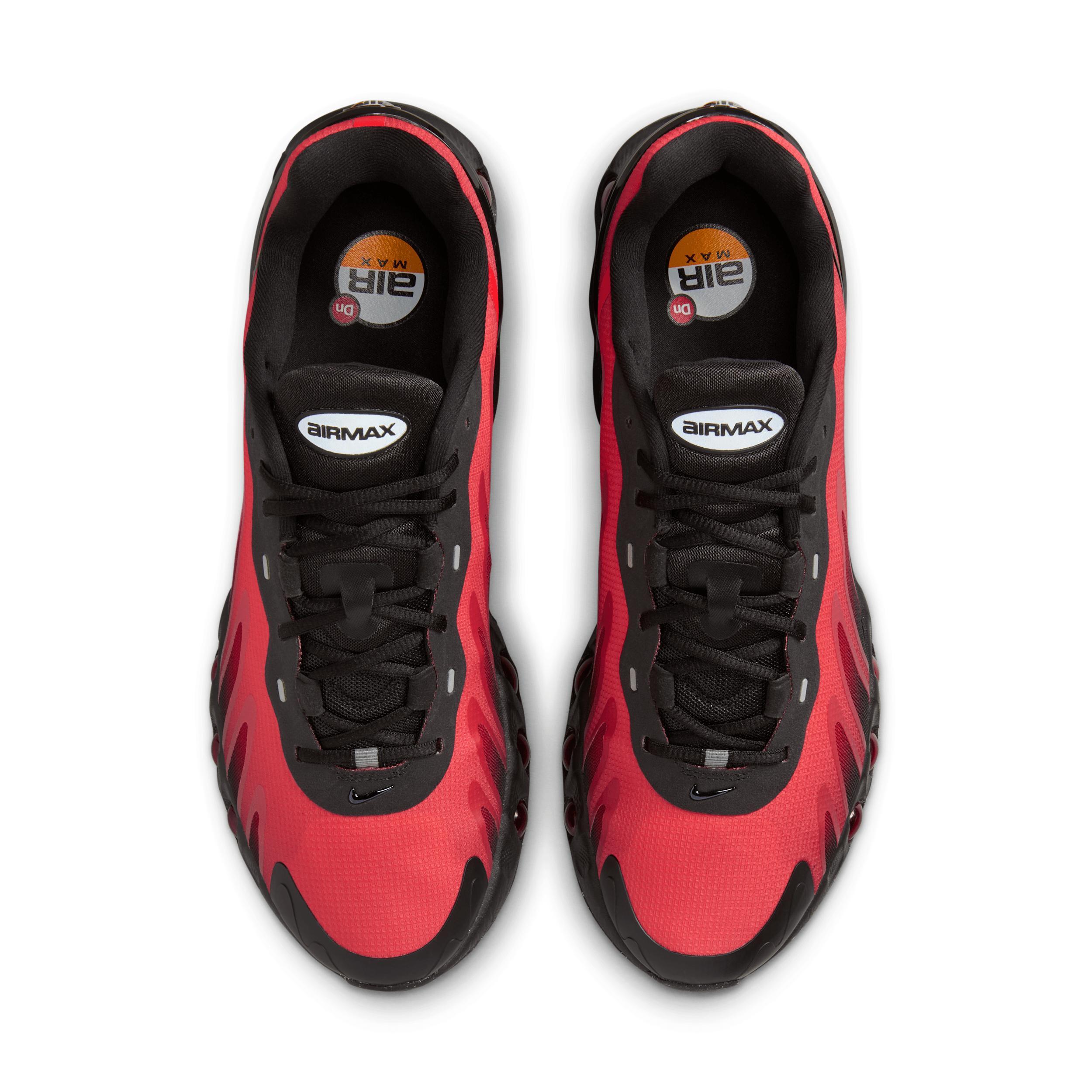 Nike Mens Air Max Dn8 Casual Shoes in Black/Gym Red/Bright Crimson Product Image