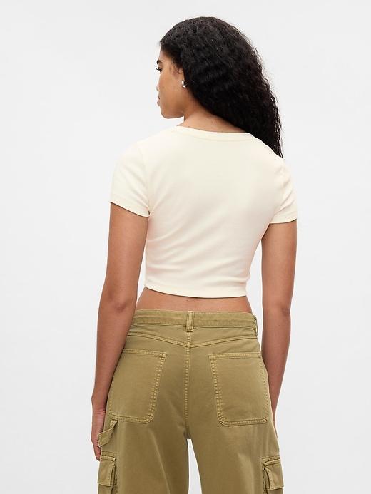 Gap × Disney Cropped Crewneck T-Shirt Product Image