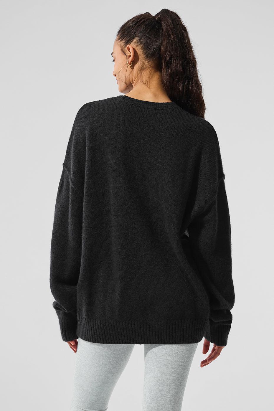 New Class Cashmere Crewneck Sweater - Black Product Image
