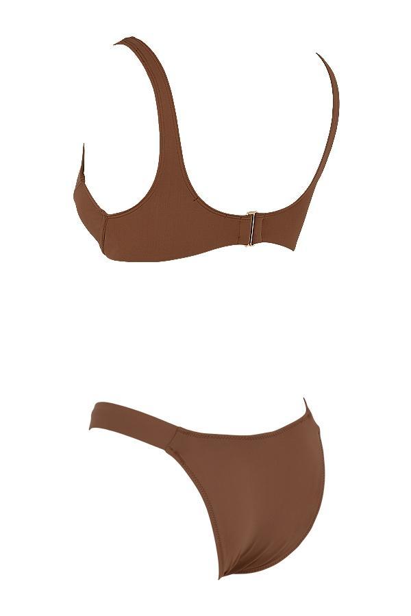 Mariposa  chocolate underwired bikini - sale Product Image