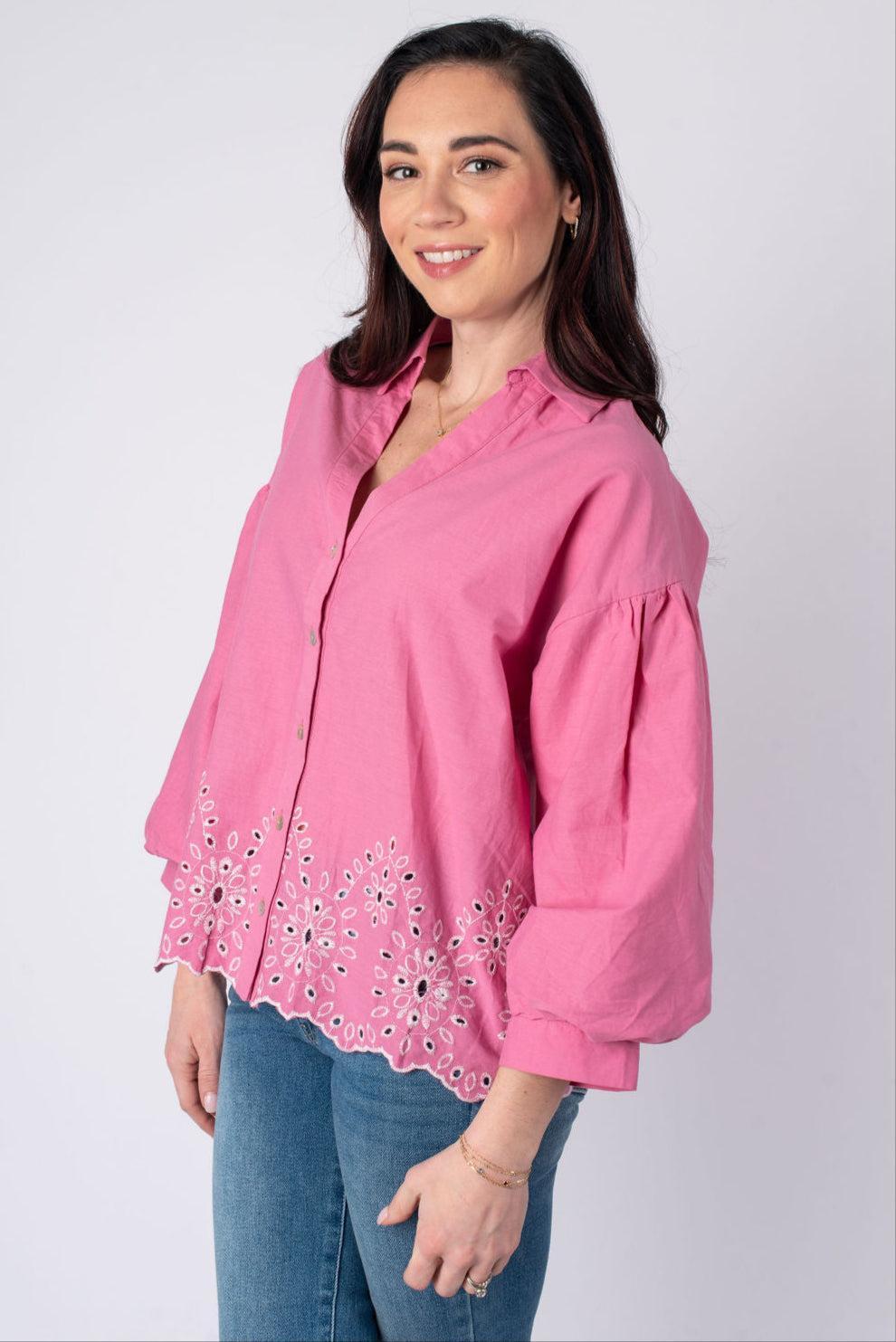 Harper Button Down Blouse Product Image