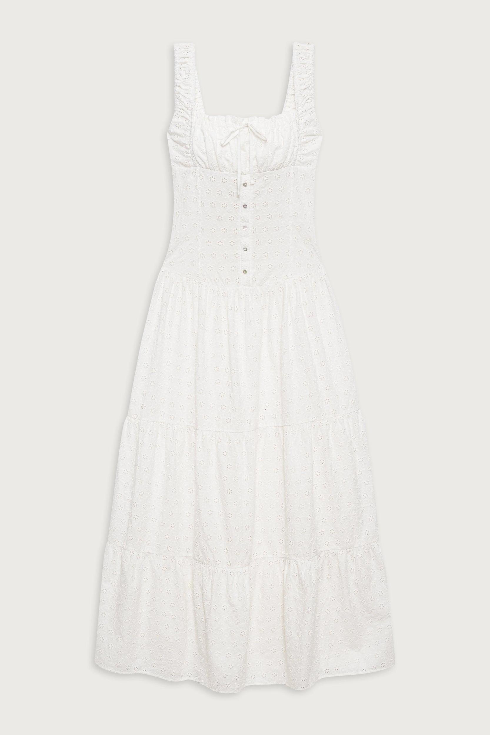 Christabelle Eyelet Maxi Dress - Angel's Wing Product Image