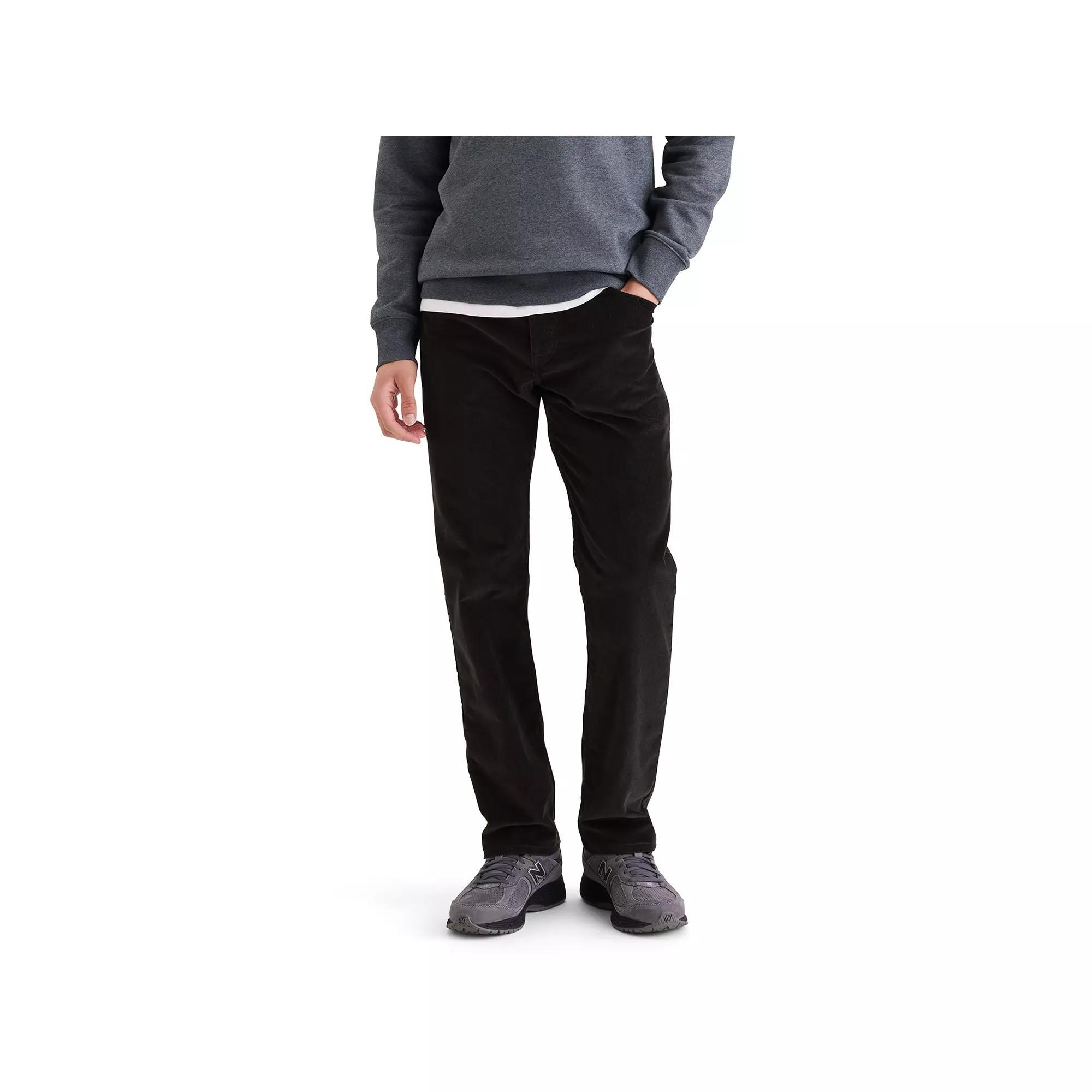 Men's Dockers® All Seasons Tech Corduroy Jean Cut Straight Fit Pants, Size: 33X32, Beautiful Black Product Image