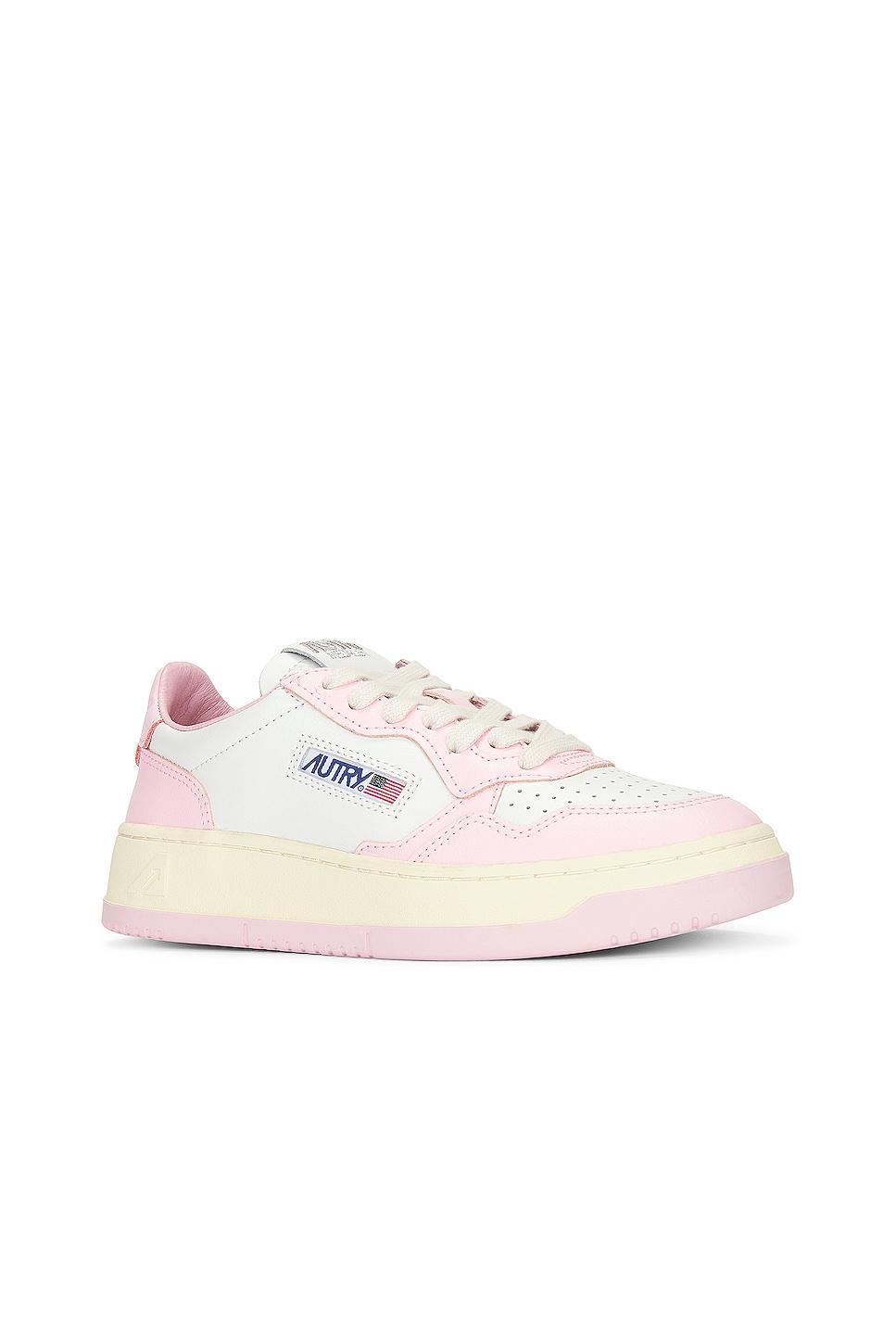 Autry Bicolor Medalist Sneaker in Pink Product Image