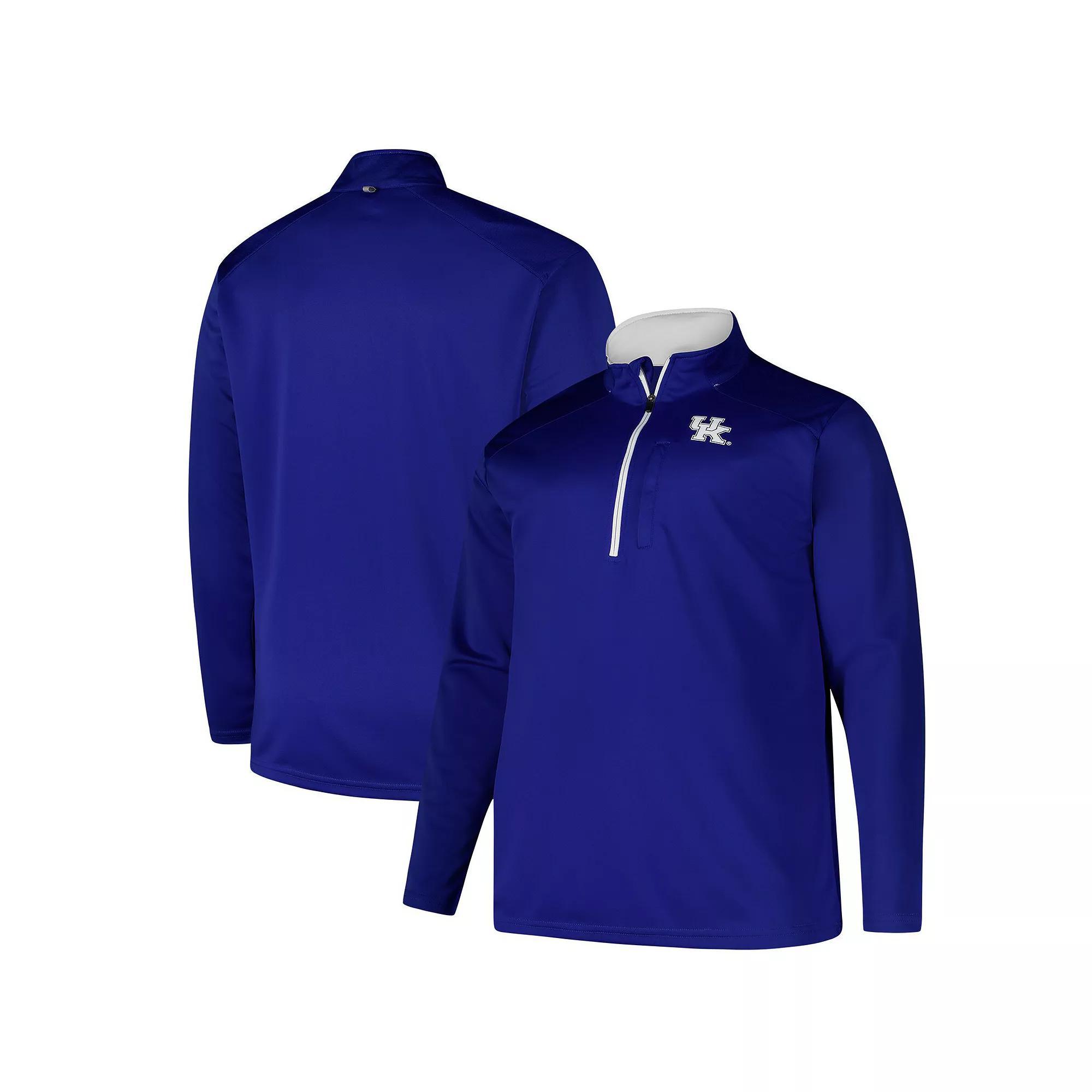 Men's Fanatics Royal Kentucky Wildcats Big & Tall Defender Quarter-Zip Top, Size: 4XLT, Blue Product Image
