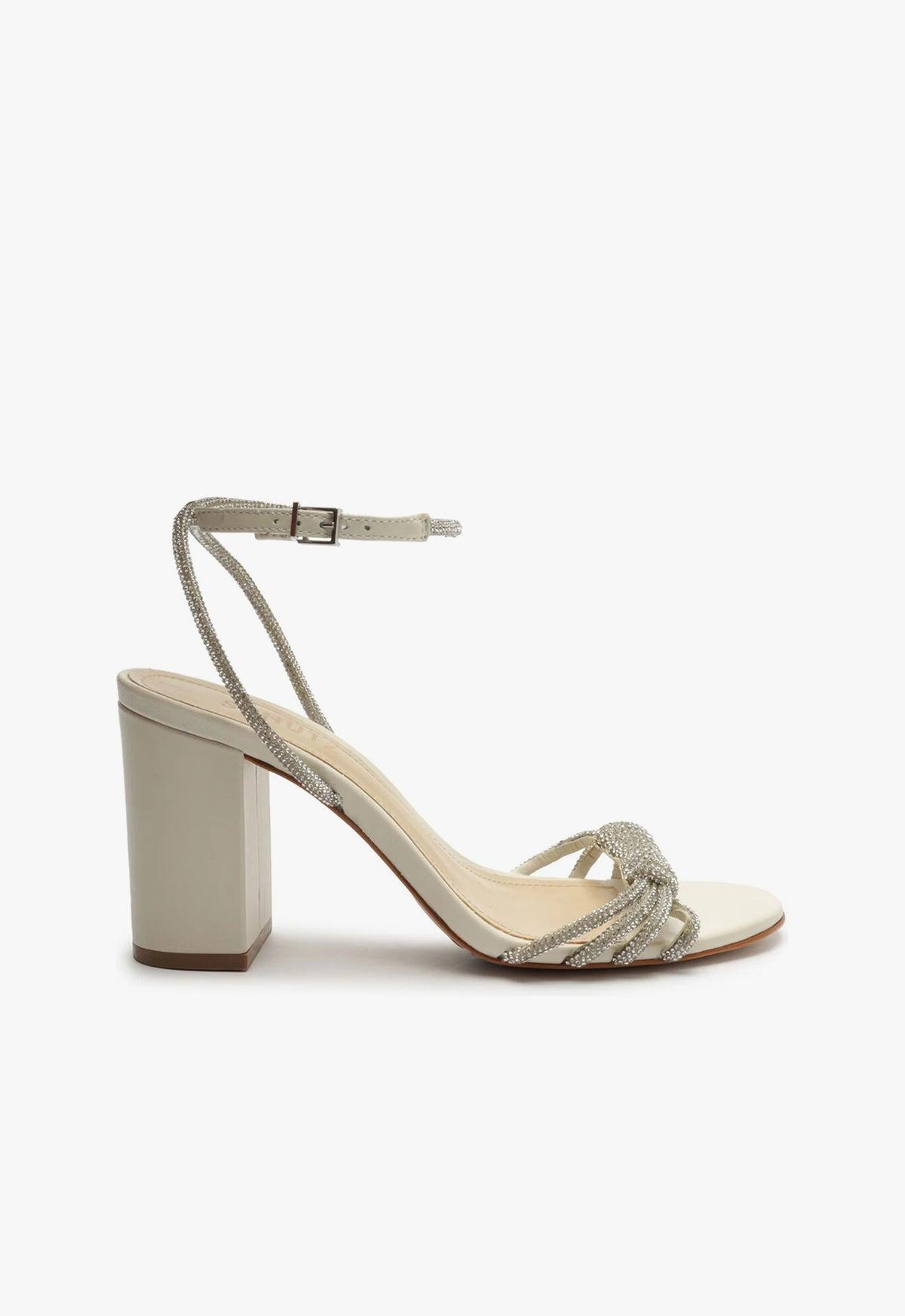 Jewell Block Nappa Leather Sandal Product Image