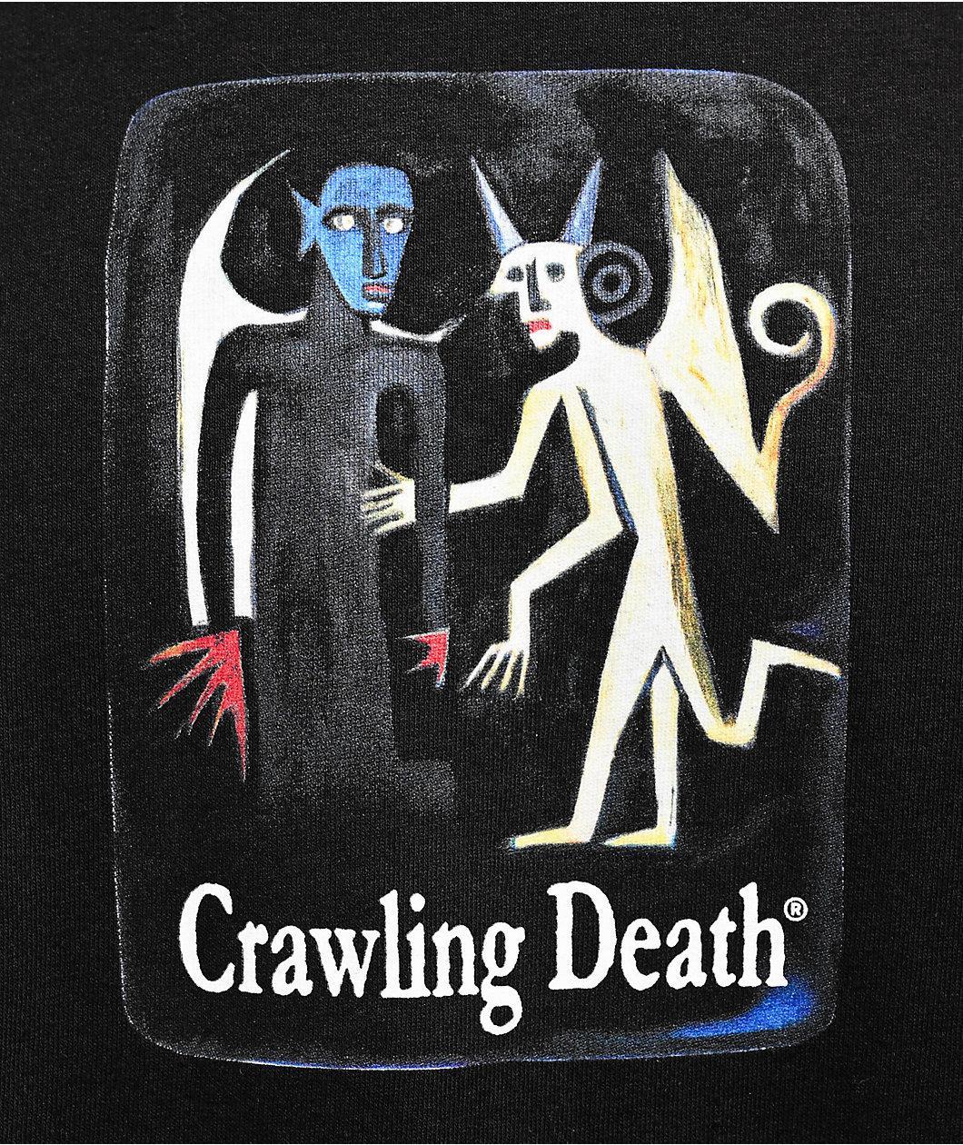 Crawling Death Angel Devil Black T-Shirt Product Image