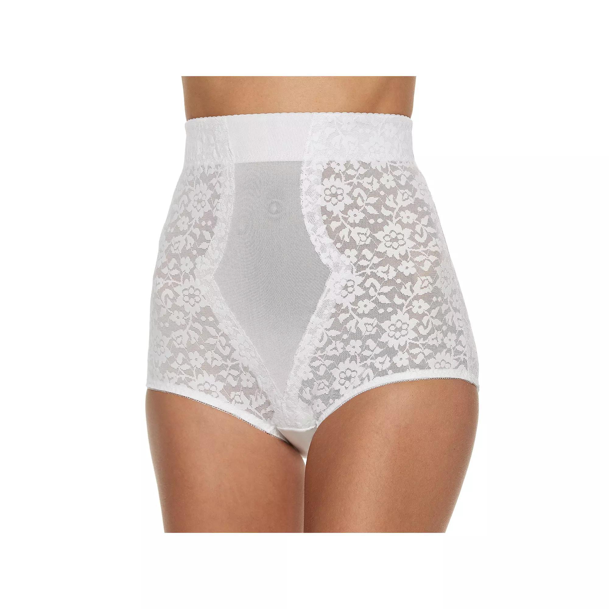 Women's Lunaire Firm Control High-Wasit Lace Brief 469-K, Size: 2XL, White Product Image
