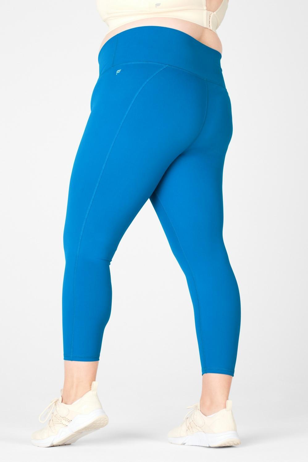 Fabletics Define High-Waisted 7/8 Legging Womens blue plus Size 4X Product Image