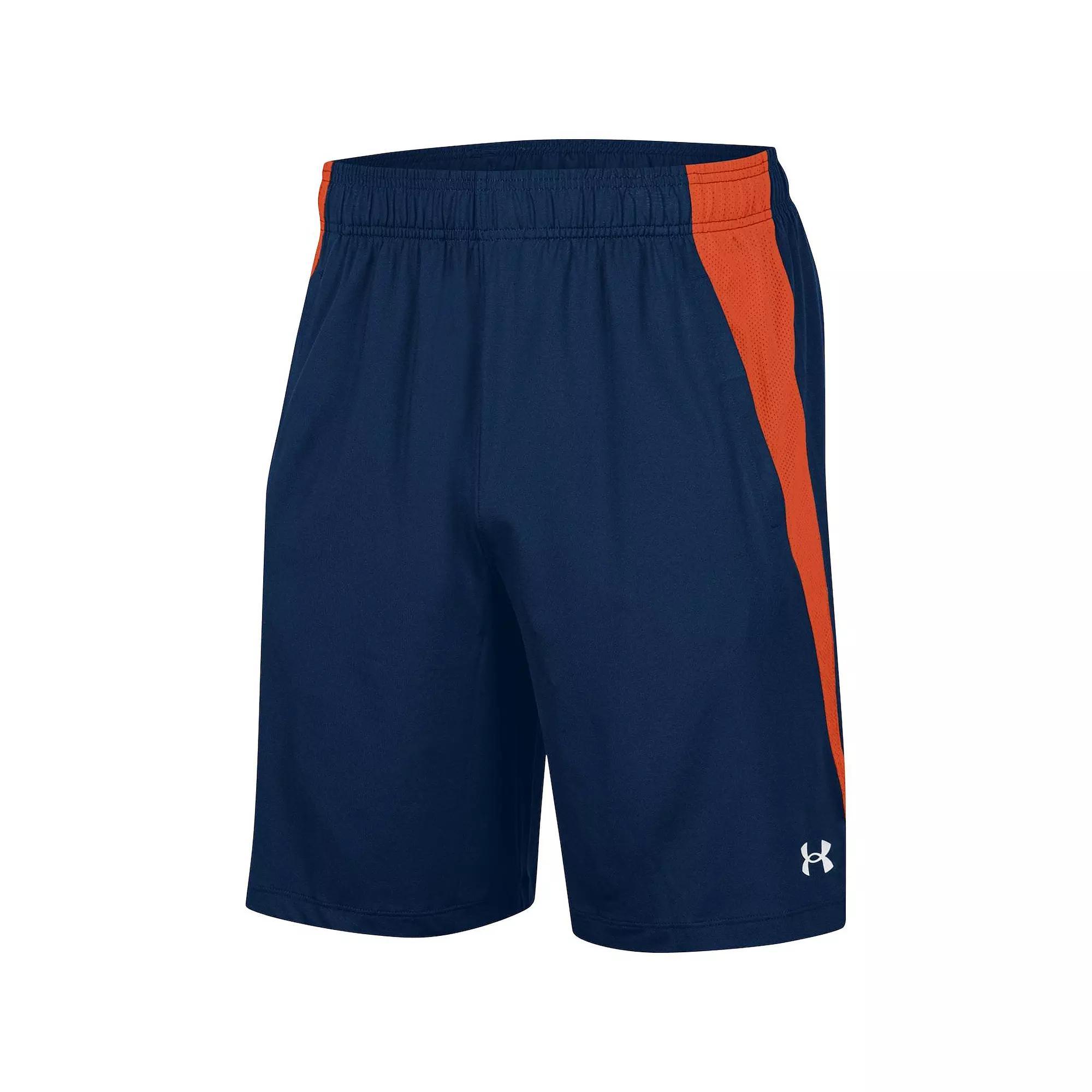 Men's Under Armour Navy Auburn Tigers Tech Vent Shorts, Size: 3XL, Blue Product Image