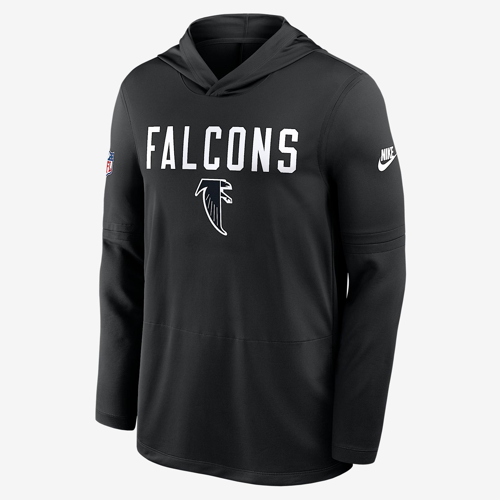 Philadelphia Eagles Pure Fury Sideline Nike Men's Dri-FIT NFL Long-Sleeve Hooded Top Product Image