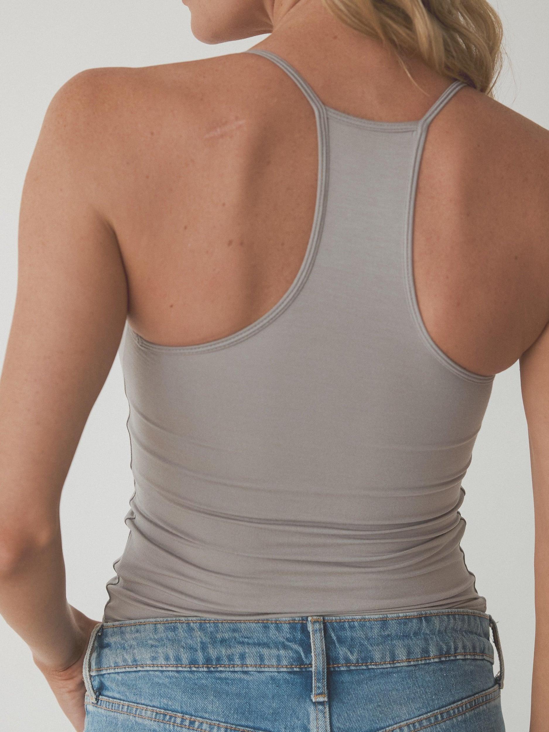Solid Strappy Racerback Brami Product Image