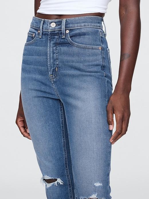 High Rise Vintage Slim Jeans Product Image