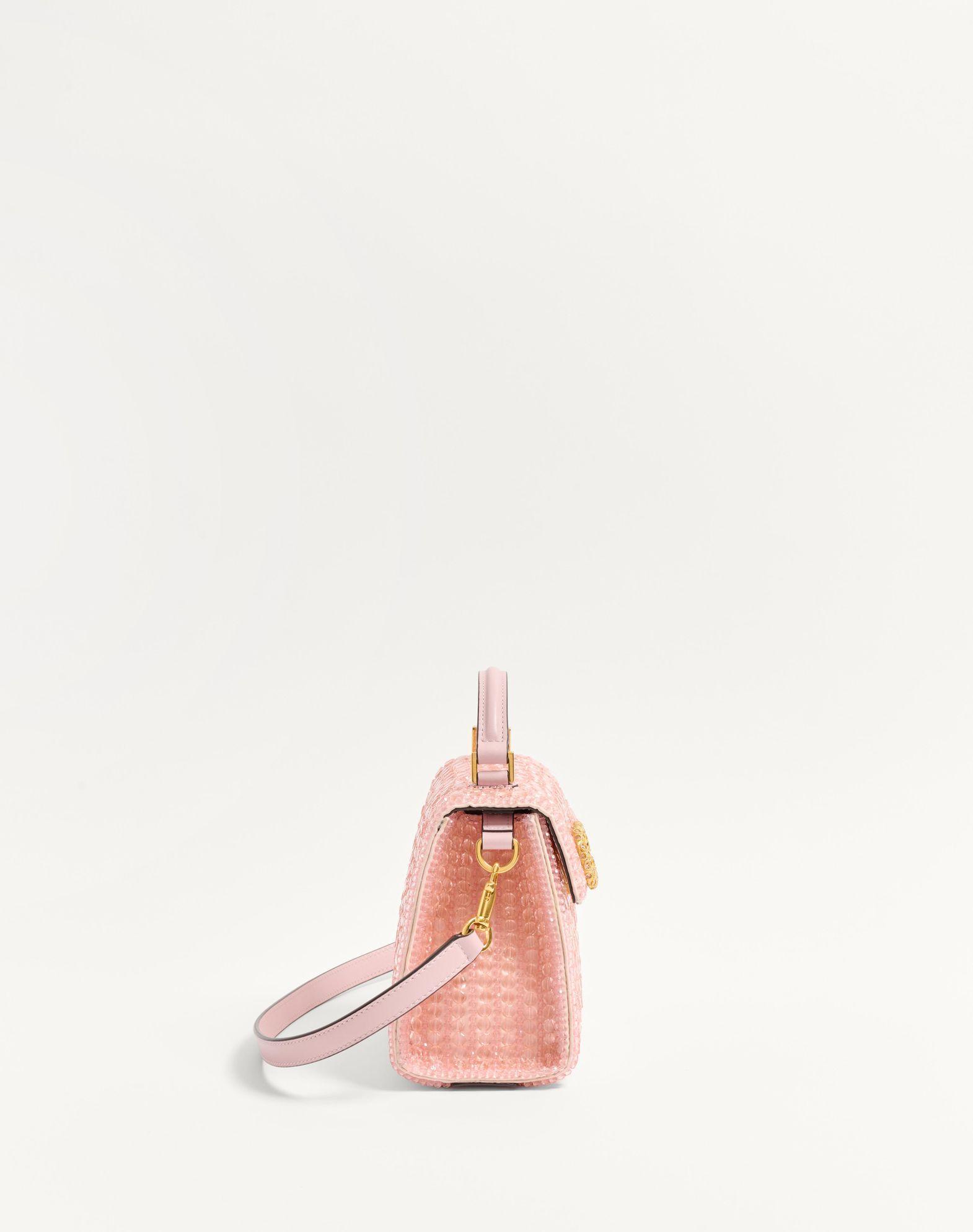 Valentino Garavani Vsling Mini Embroidered Handbag With Jewel Logo Product Image