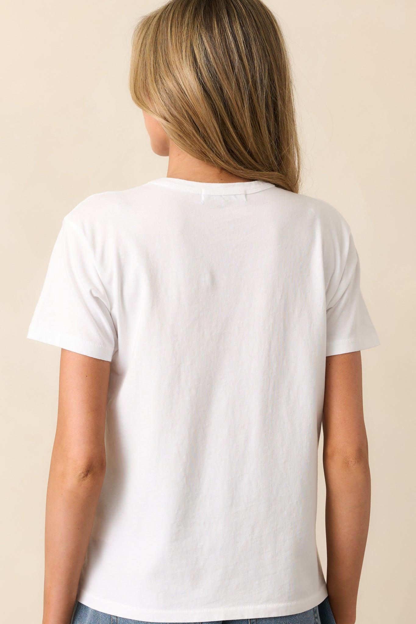 Blondie Bleach White Atomic Ringer Tee Product Image