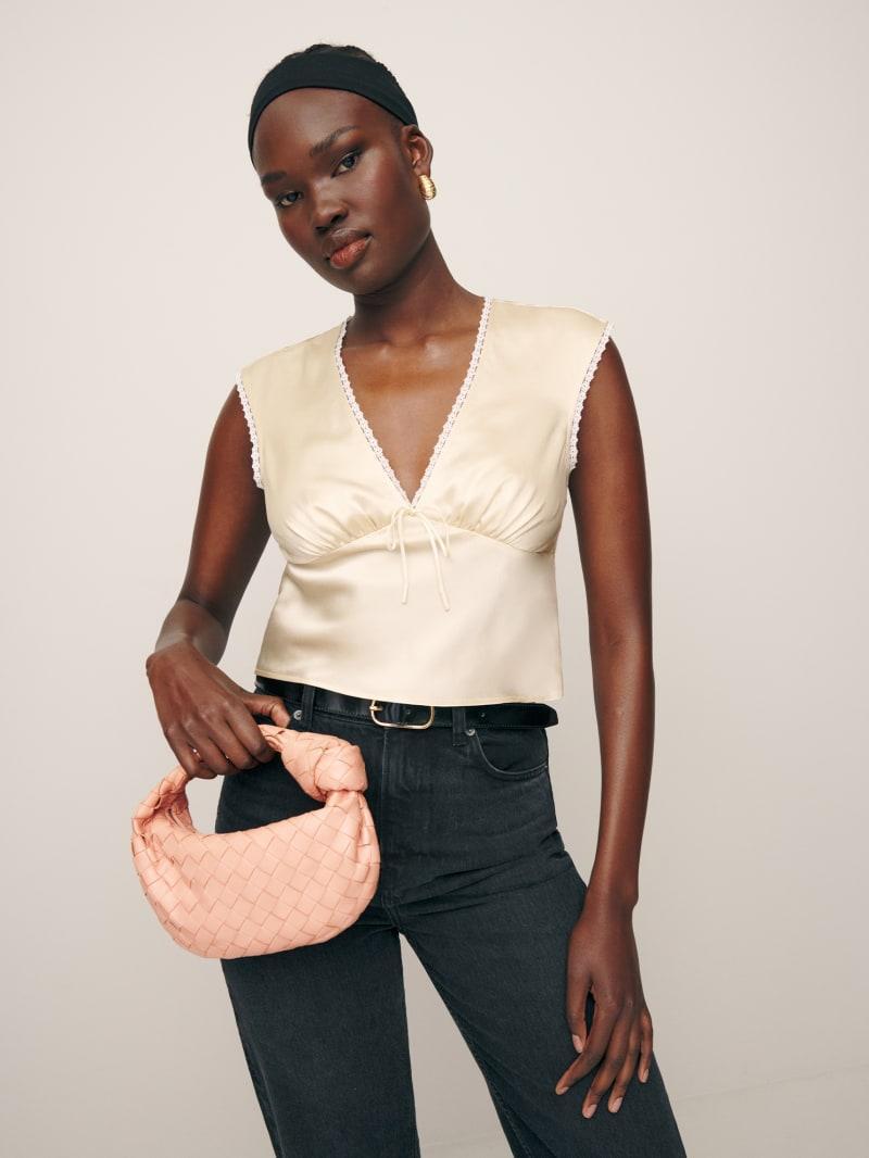 Cherry Silk Top Product Image