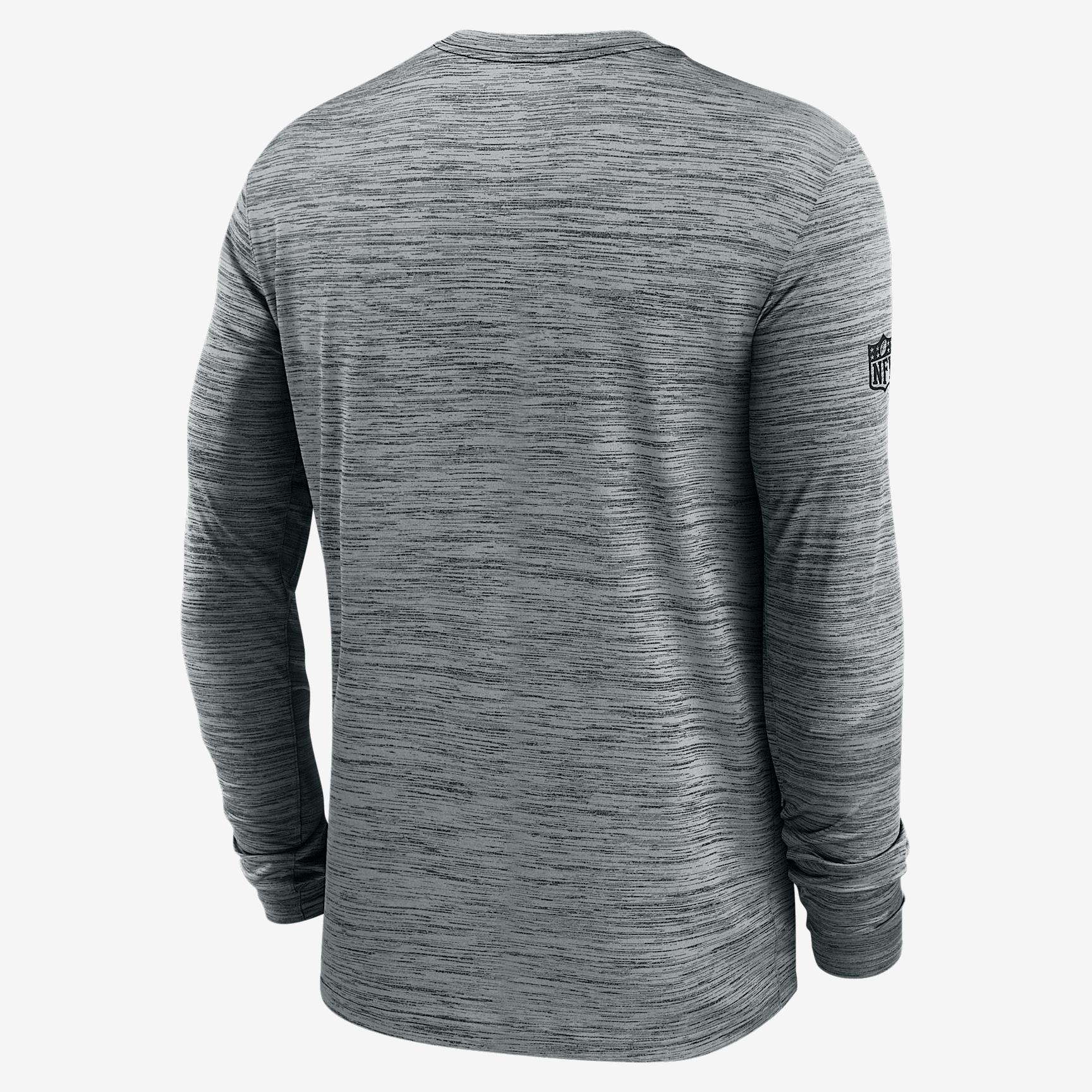 Chicago Bears Sideline Team Issue Velocity Nike Men's Dri-FIT NFL Long-Sleeve T-Shirt Product Image