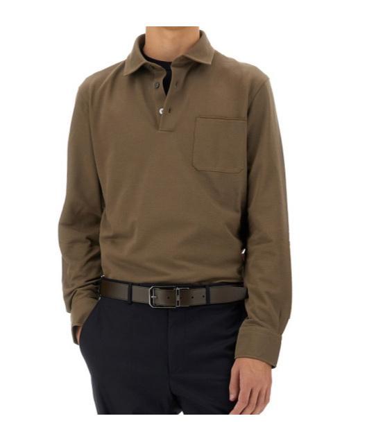ZEGNA Cotton Polo In Beige Product Image
