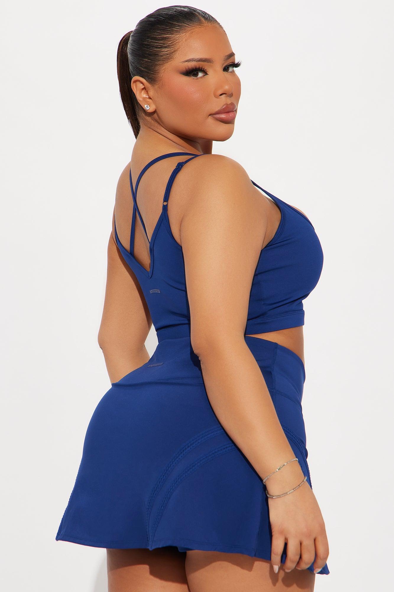 Playing Doubles Elevate Sports Bra - Midnight Blue Product Image