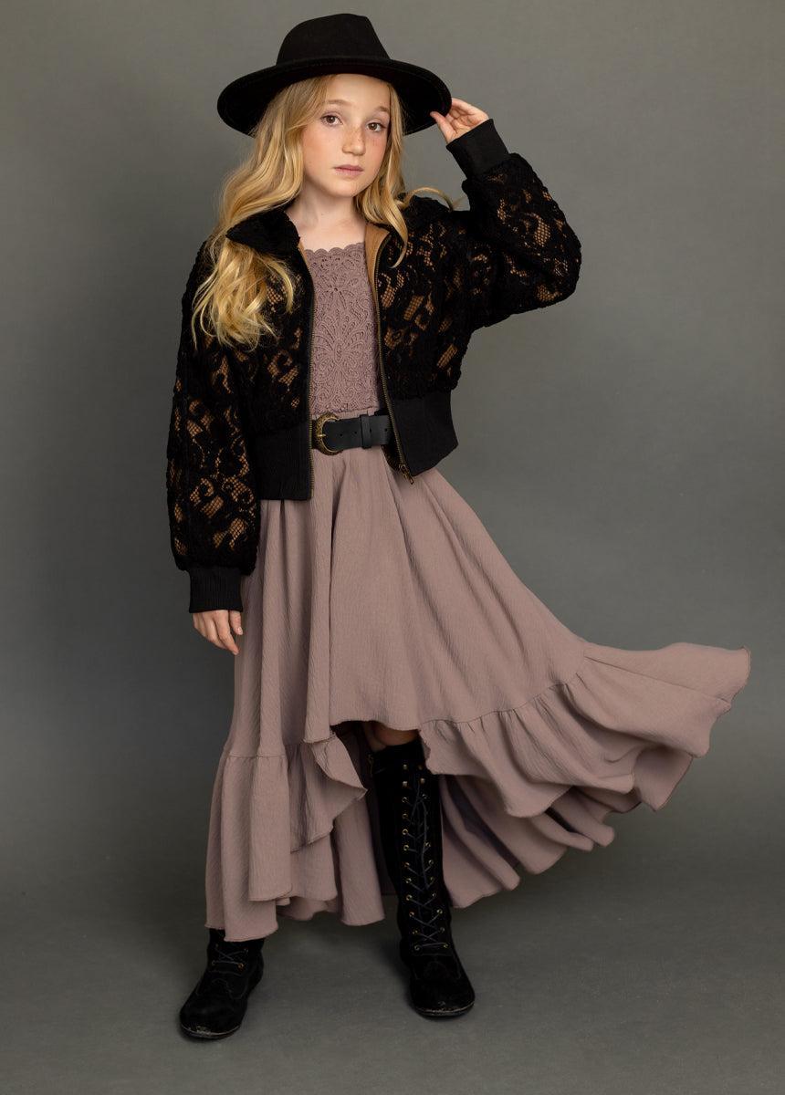 Luxury Jacket in Black Girls Product Image