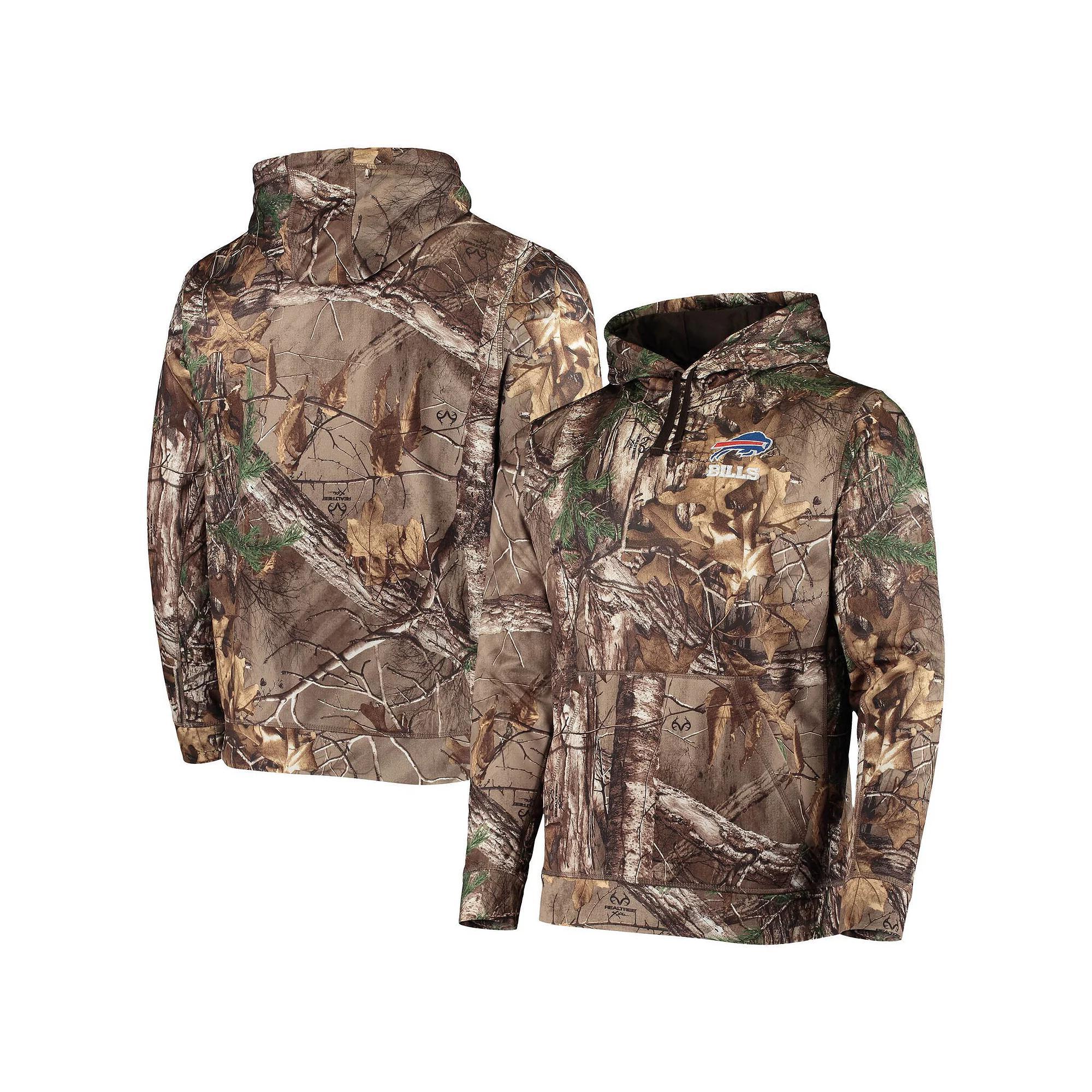 Mens Dunbrooke Realtree Camo Buffalo Bills Circle Champion Tech Fleece Pullover Hoodie Product Image