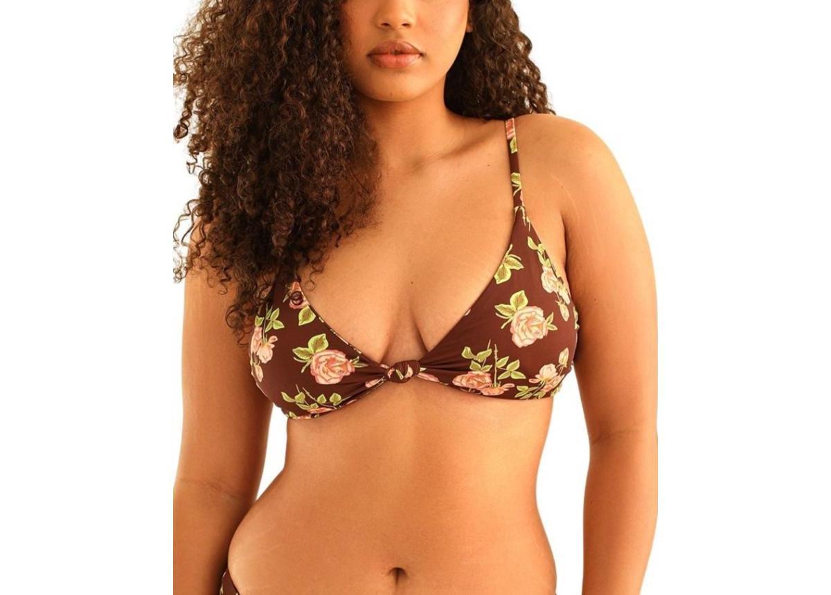 Dippin' Daisy's Women's Zen Knotted Triangle Bikini Top Product Image