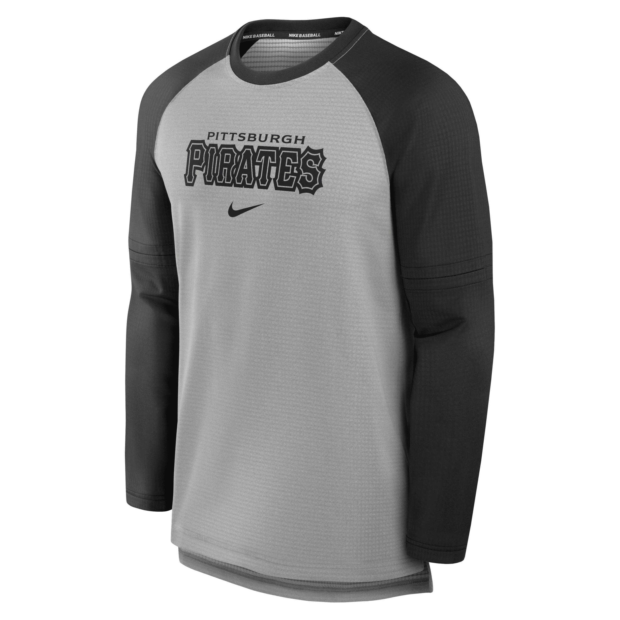 Los Angeles Dodgers Authentic Collection Game Time Nike Men's Breathe MLB Long-Sleeve T-Shirt Product Image