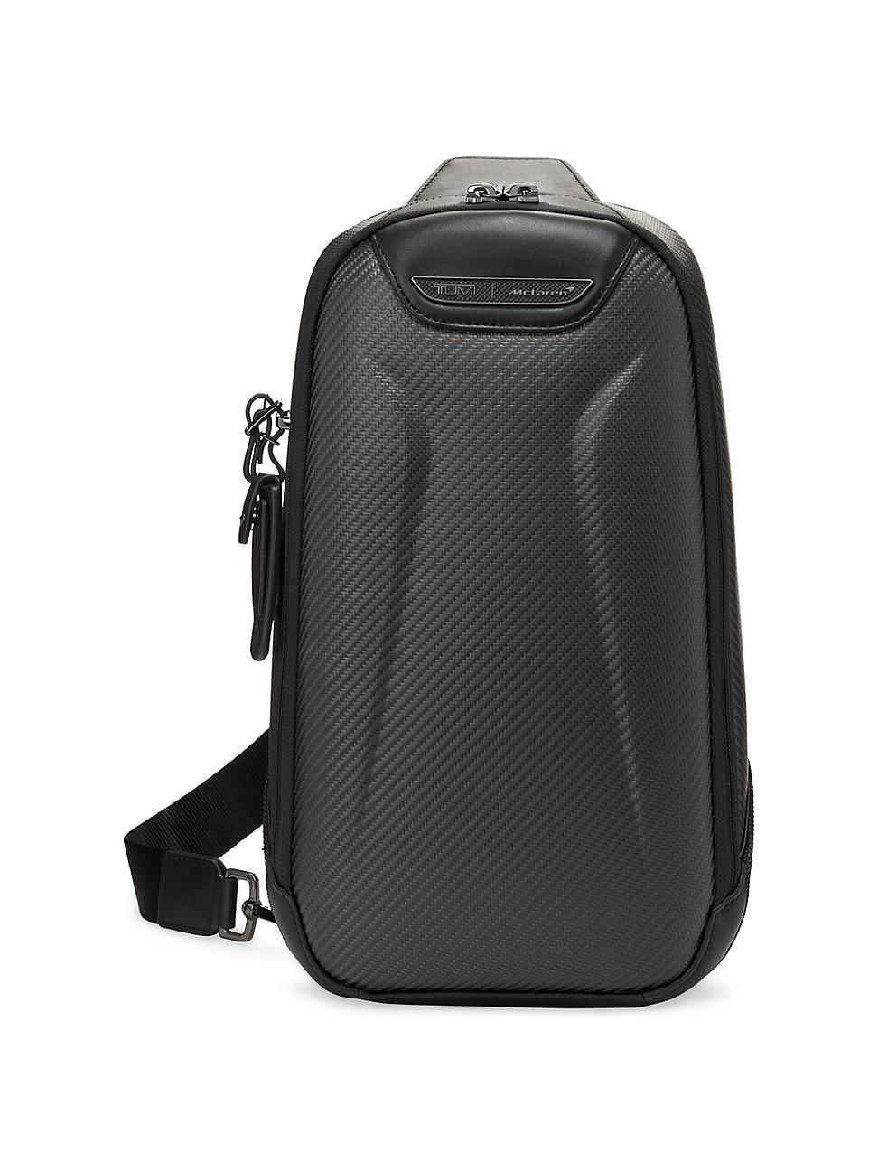 Mens Torque Leather-Trimmed Sling Bag Product Image