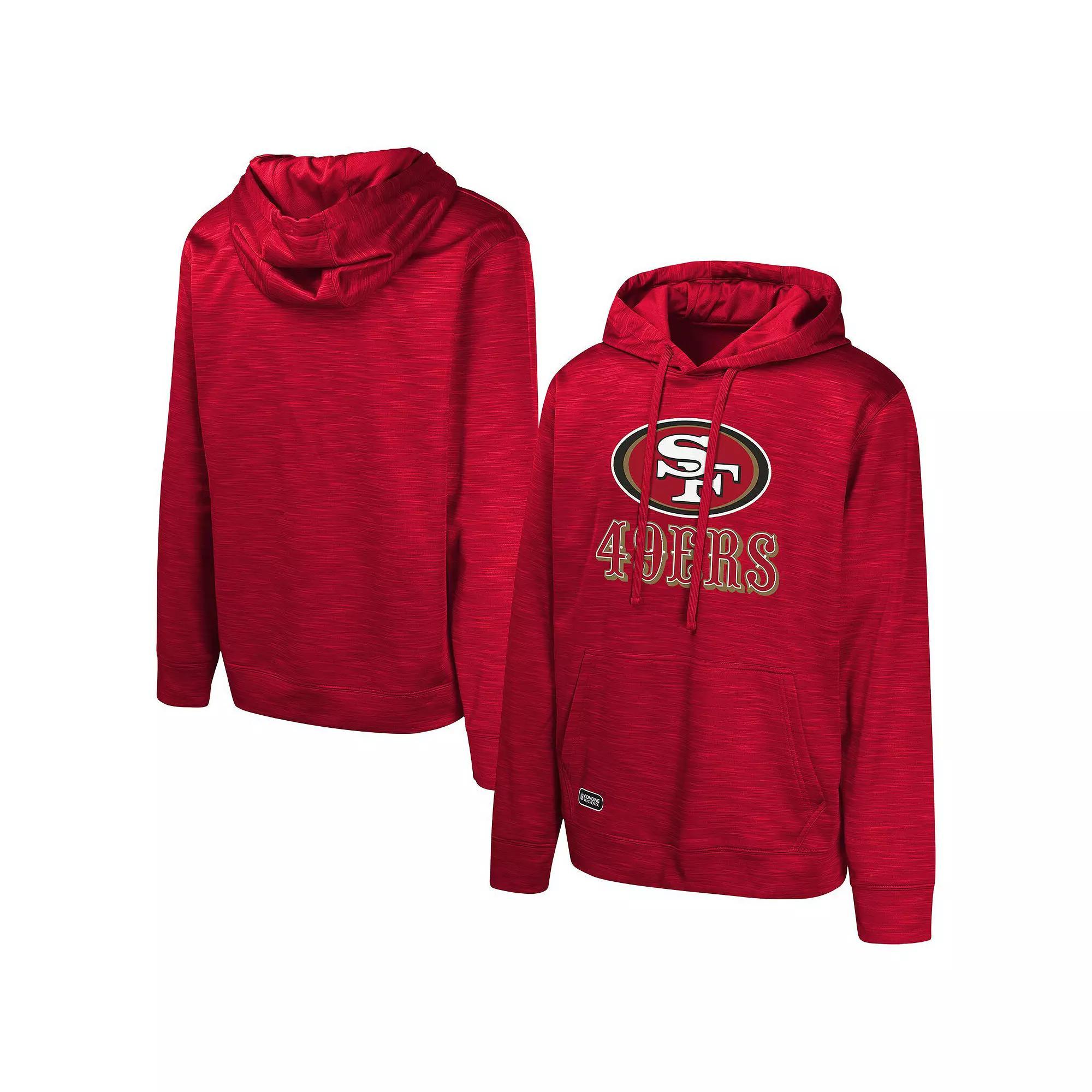 Men's Black New Orleans Saints Streak Fleece Pullover Hoodie, Size: XL Product Image