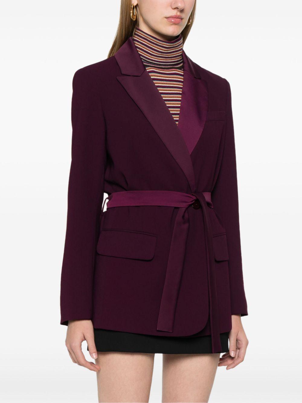belted tailored blazer Product Image