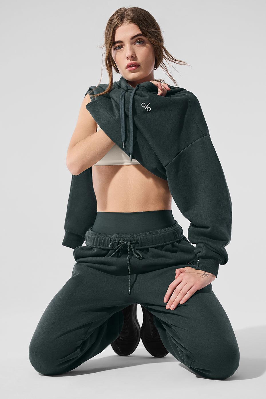Accolade Hoodie - Charcoal Green Product Image