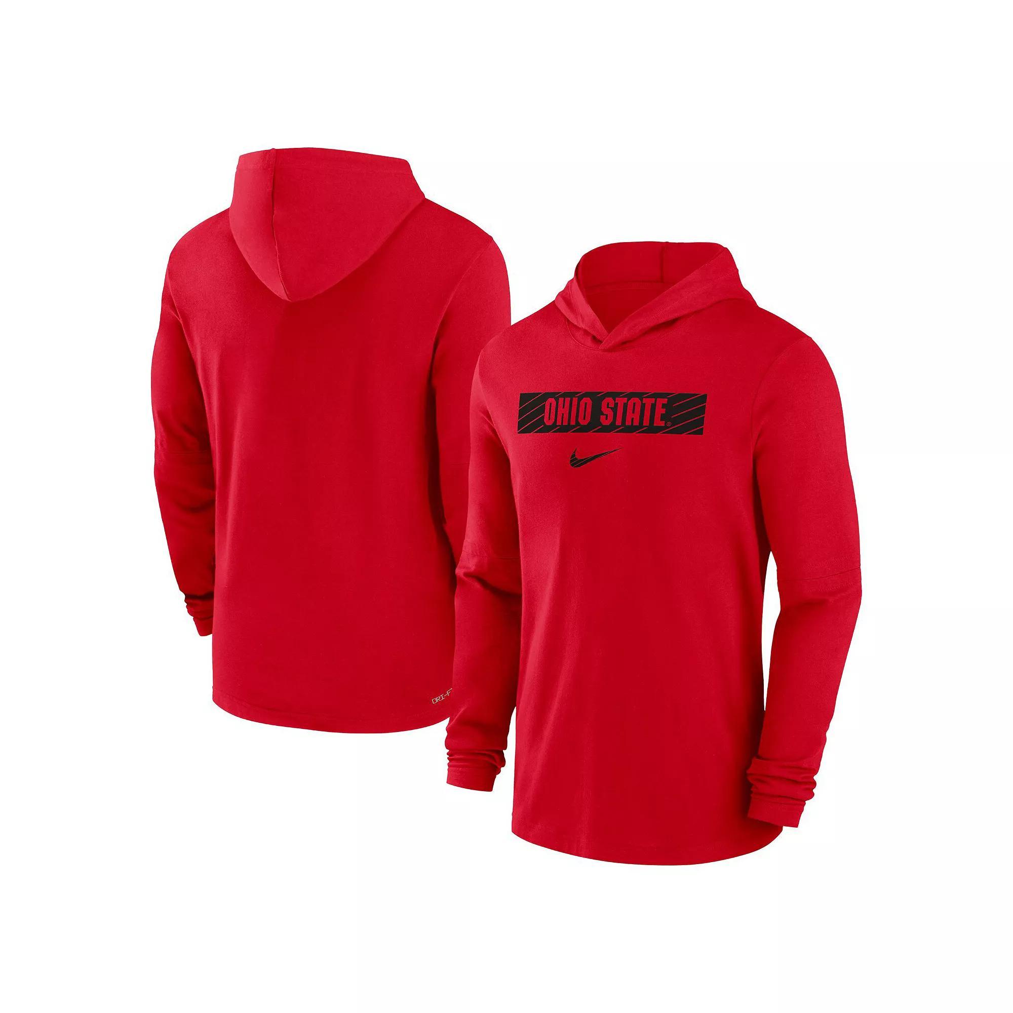 Men's Nike Anthracite Georgia Bulldogs 2024 Sideline Hoodie Performance Long Sleeve T-Shirt, Size: XL, Grey Product Image