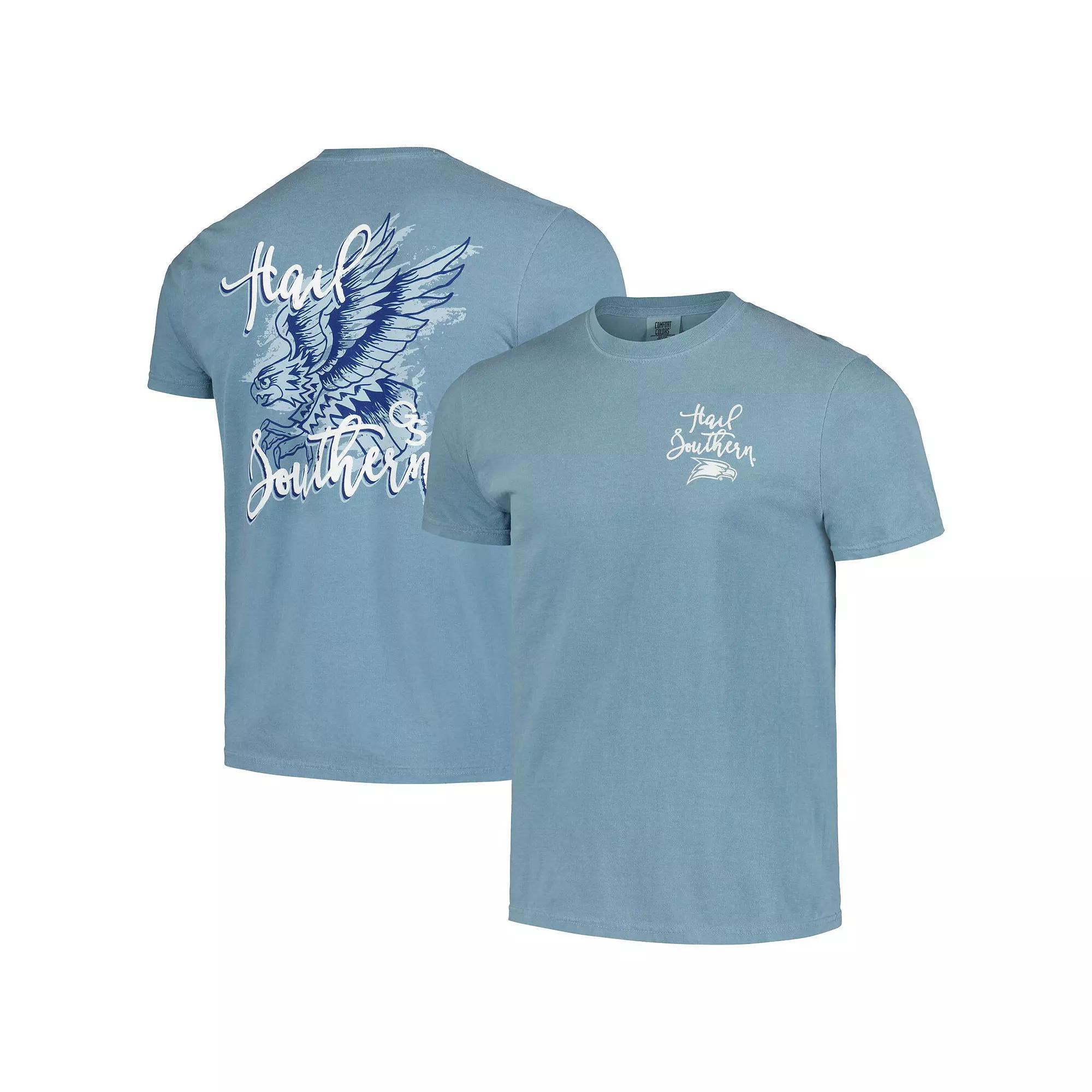 Men's Blue Georgia Southern Eagles Hyperlocal Comfort Colors T-Shirt, Size: XL, Gsu Blue Product Image