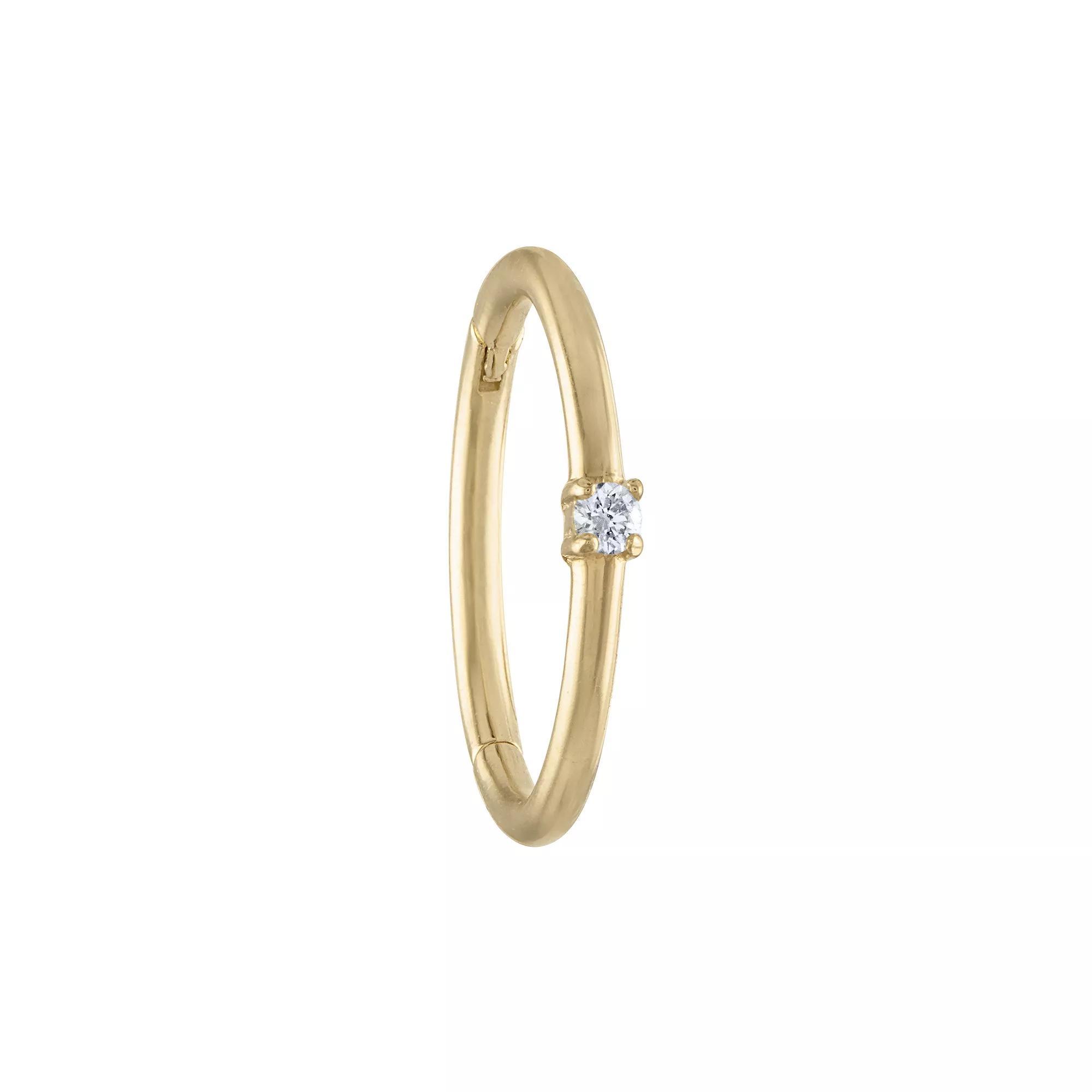 Amella Jewels 14k Gold Diamond Cartilage Earring, Women's Product Image