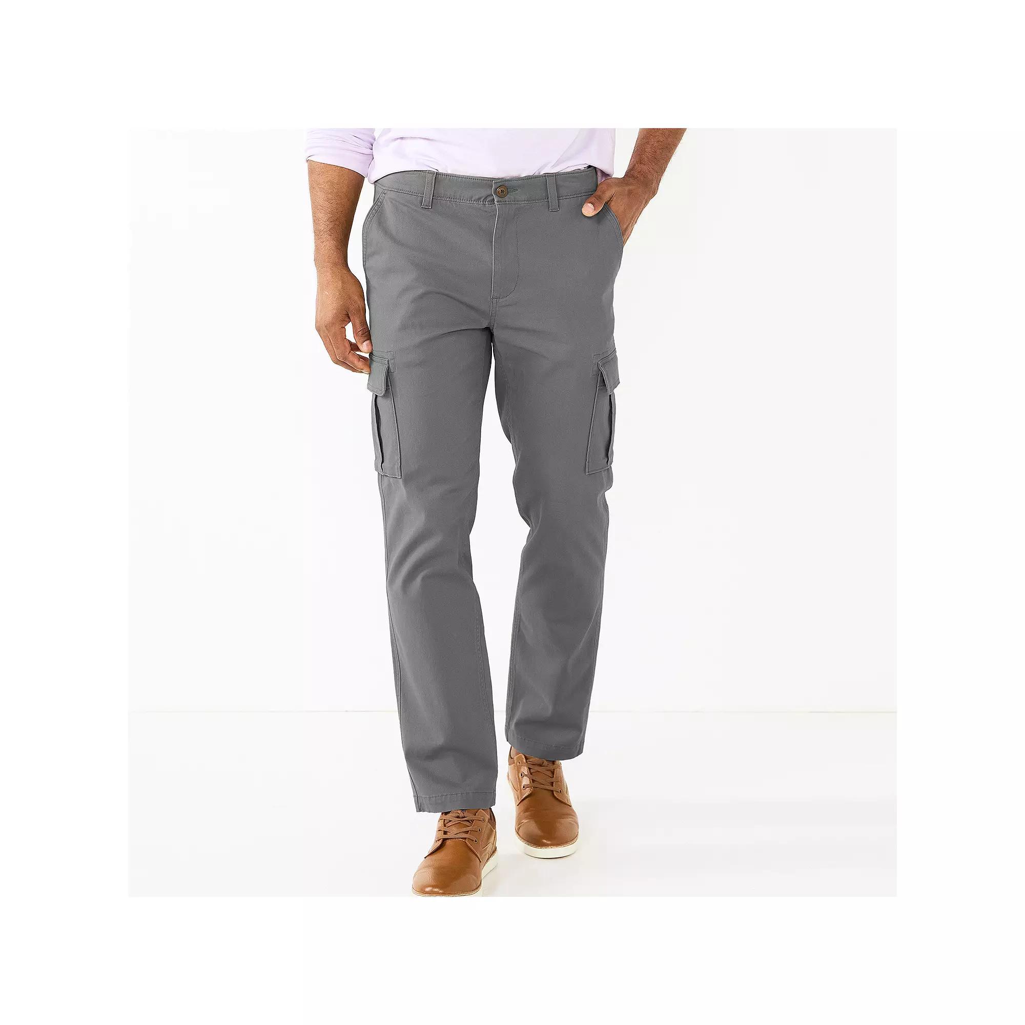 Men's Sonoma Goods For Life® Straight-Fit Cargo Pants, Size: 30 X 32, Rock Wall Product Image