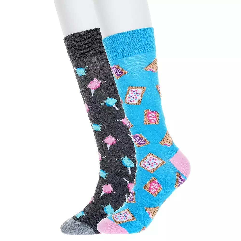 Men's Twisted Toes 2-Pack Novelty Socks, Sweet Treats Product Image