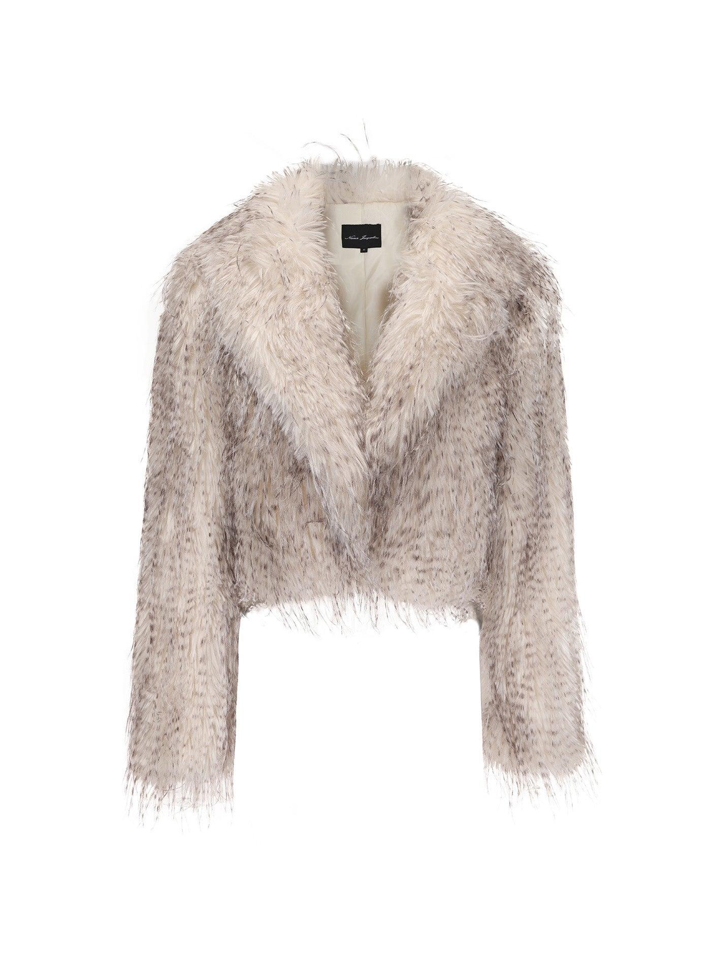 Mara Fur Coat (Pattern) Product Image