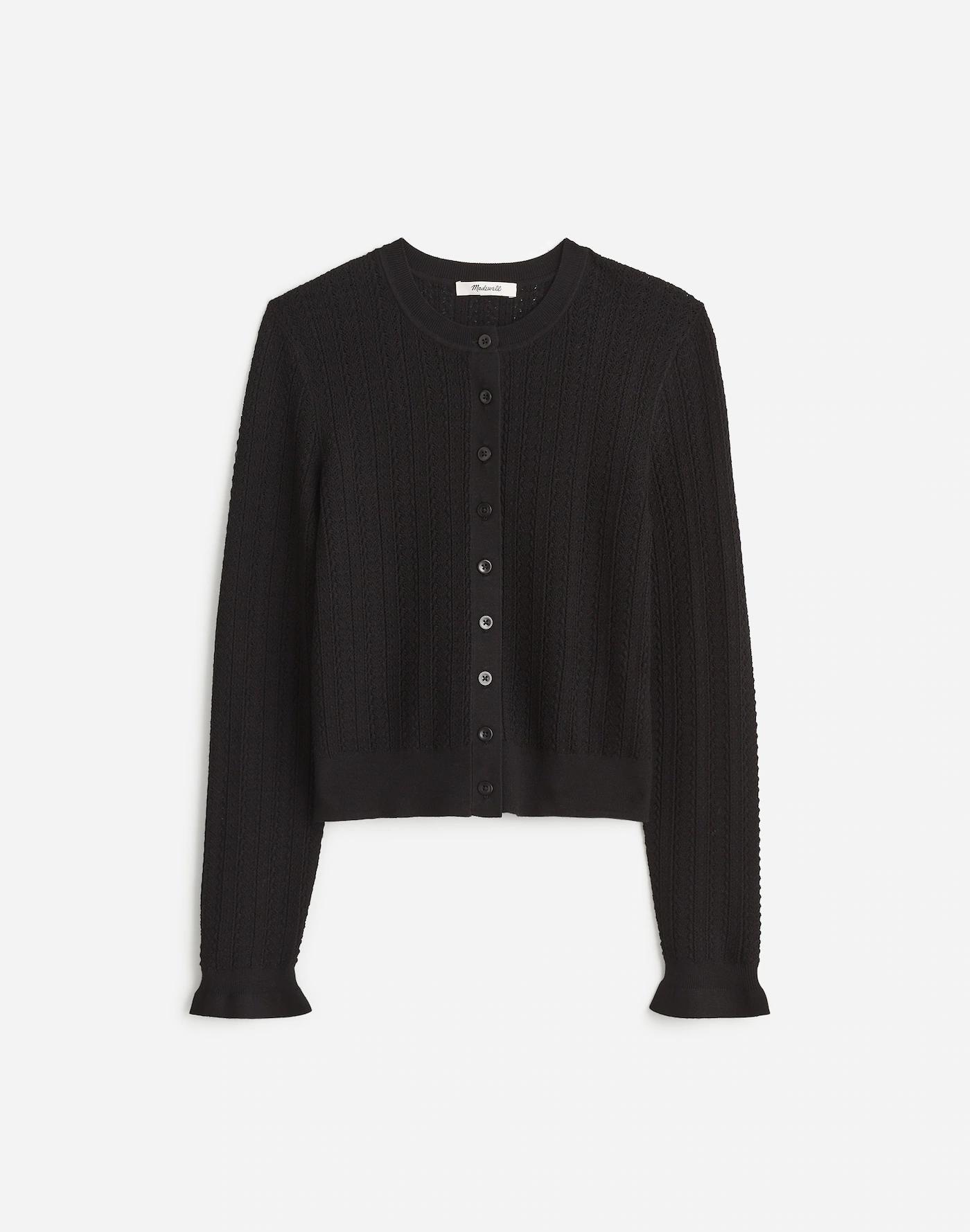 The Signature Open-Knit Cardigan Product Image