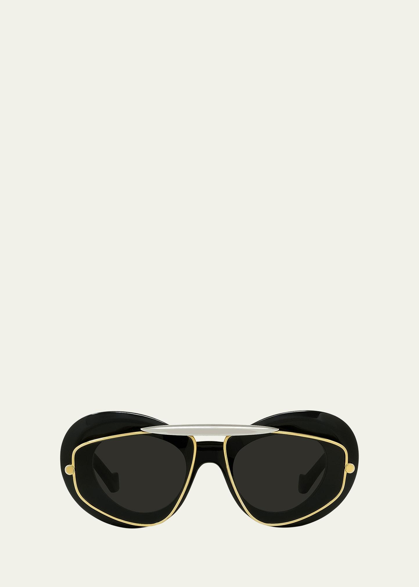 Womens Double Frame 47MM Geometric Sunglasses Product Image