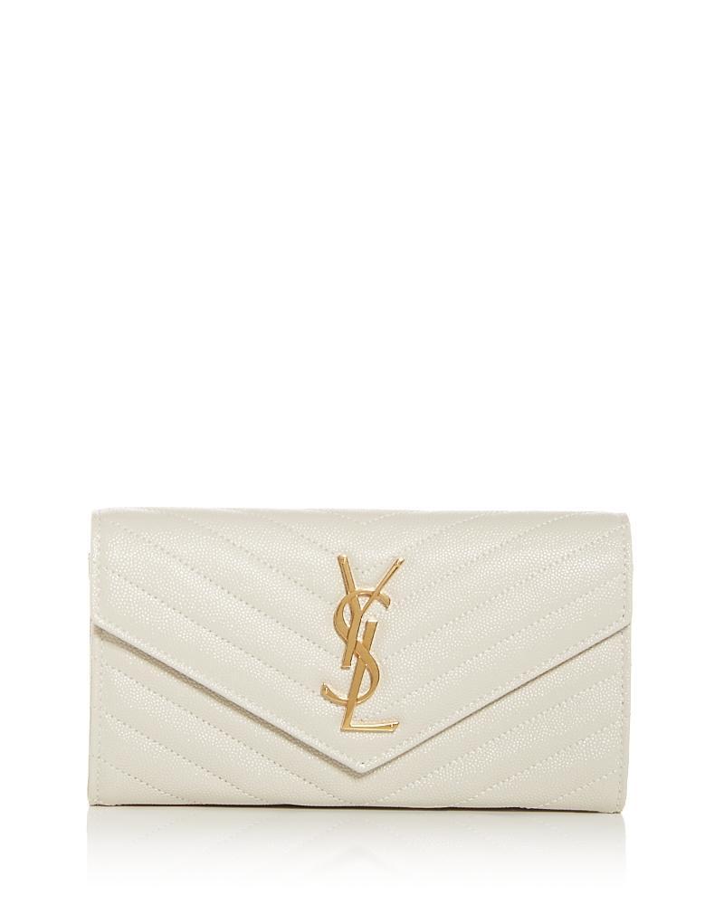 Womens Cassandre Matelasse Large Flap Wallet in Grain De Poudre Embossed Leather Product Image