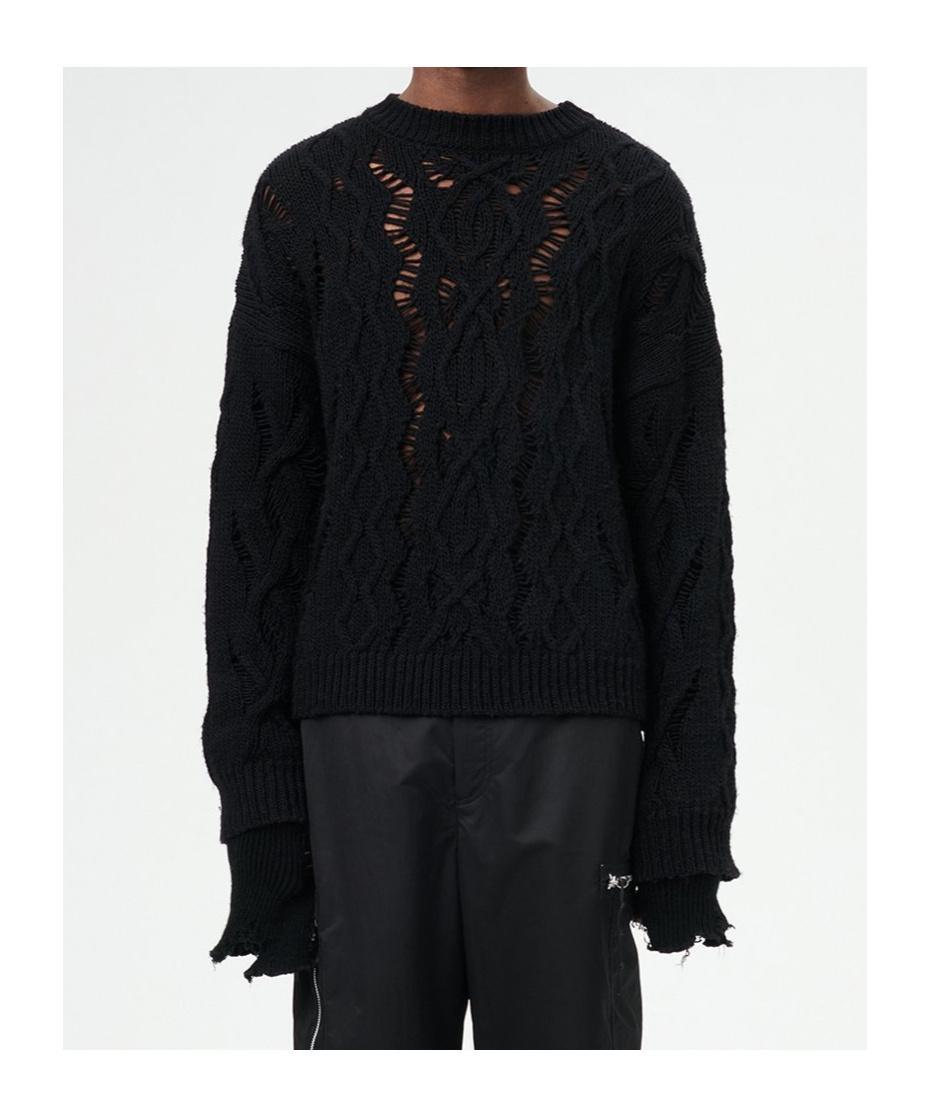 OUR LEGACY Long-sleeved Sweater In Black Product Image
