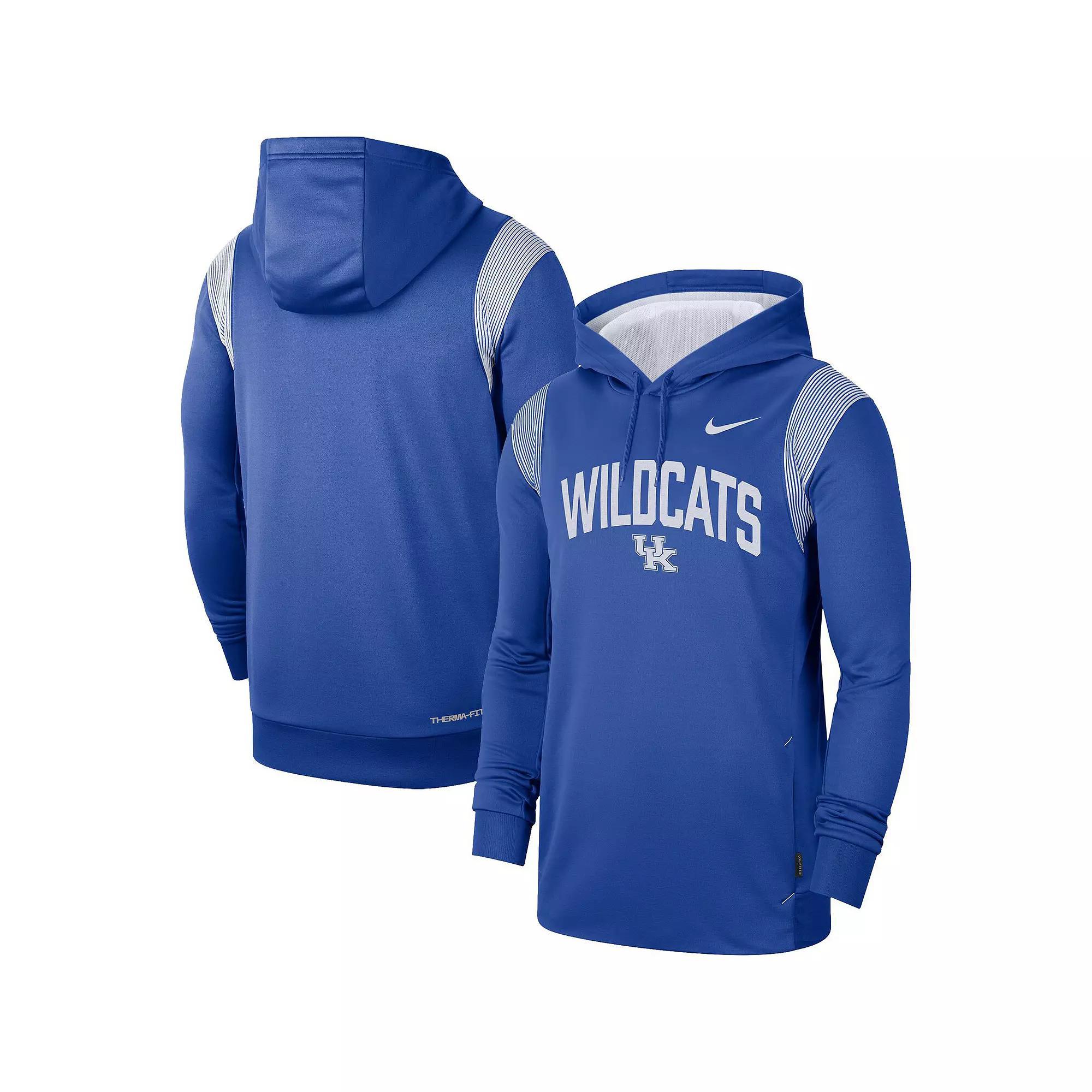 Mens Nike Royal Kentucky Wildcats 2022 Game Day Sideline Performance Pullover Hoodie Product Image