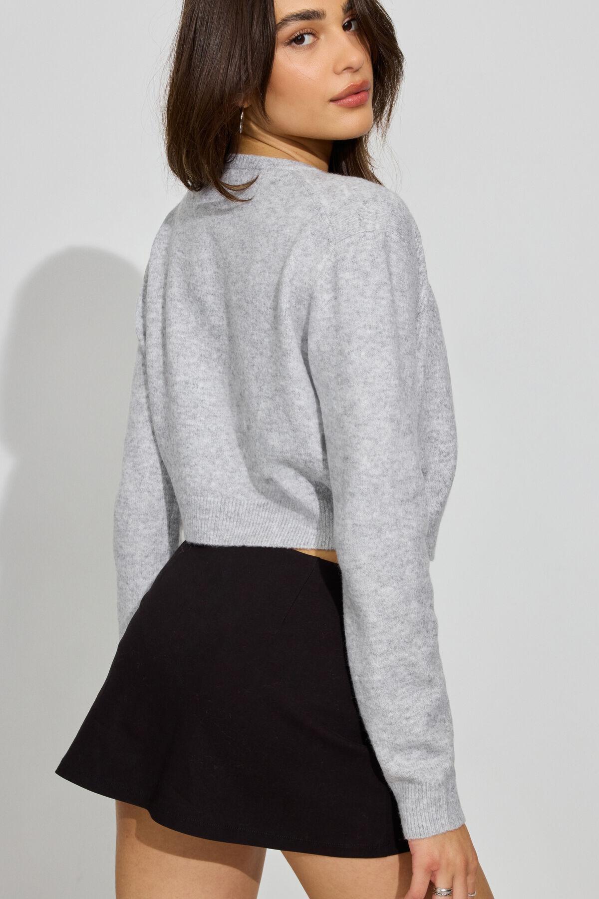 Spongy Button Up Cardigan Product Image