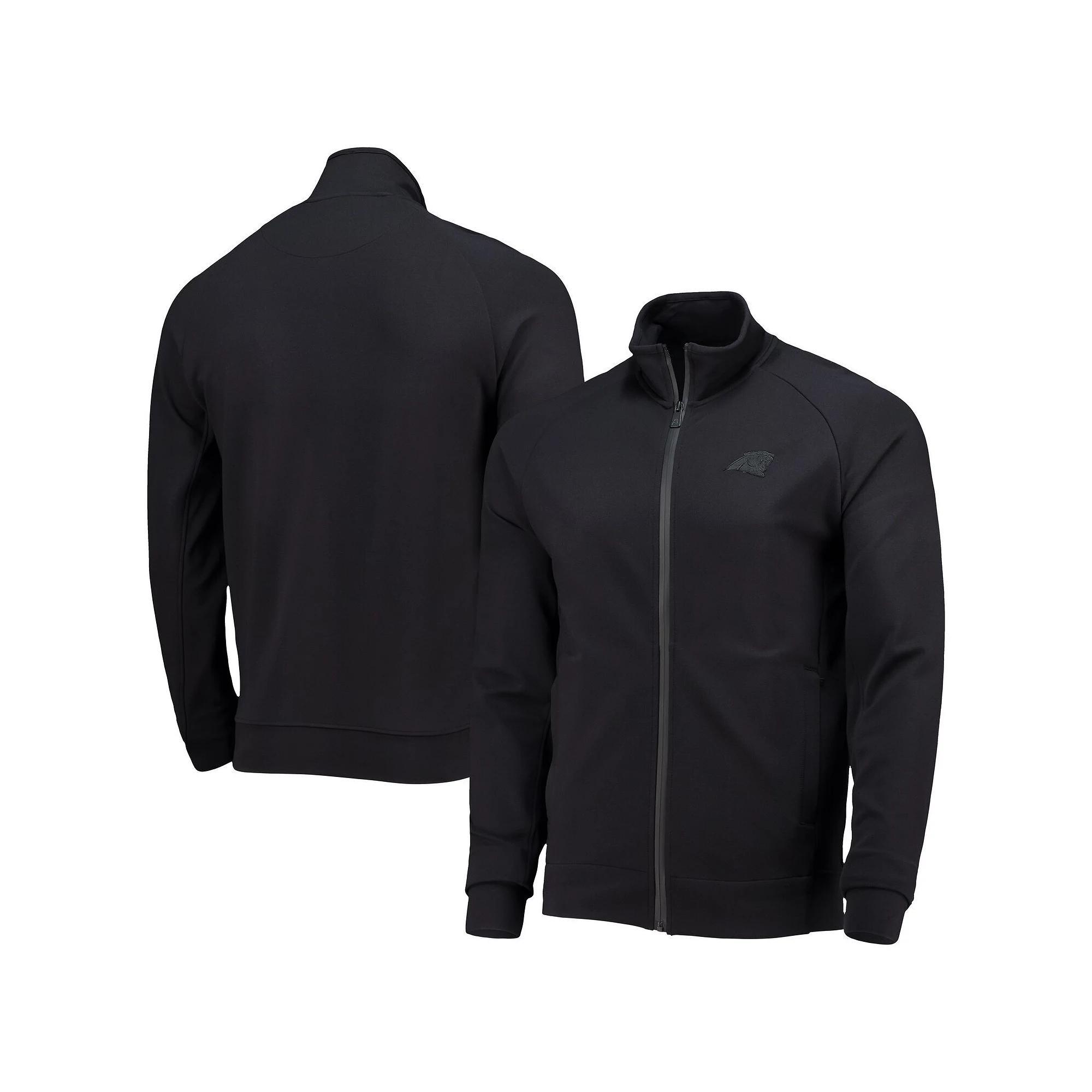 Mens 5th & Ocean by New Era Carolina Panthers 5th Raglan Tri-Blend Full-Zip Jacket Product Image