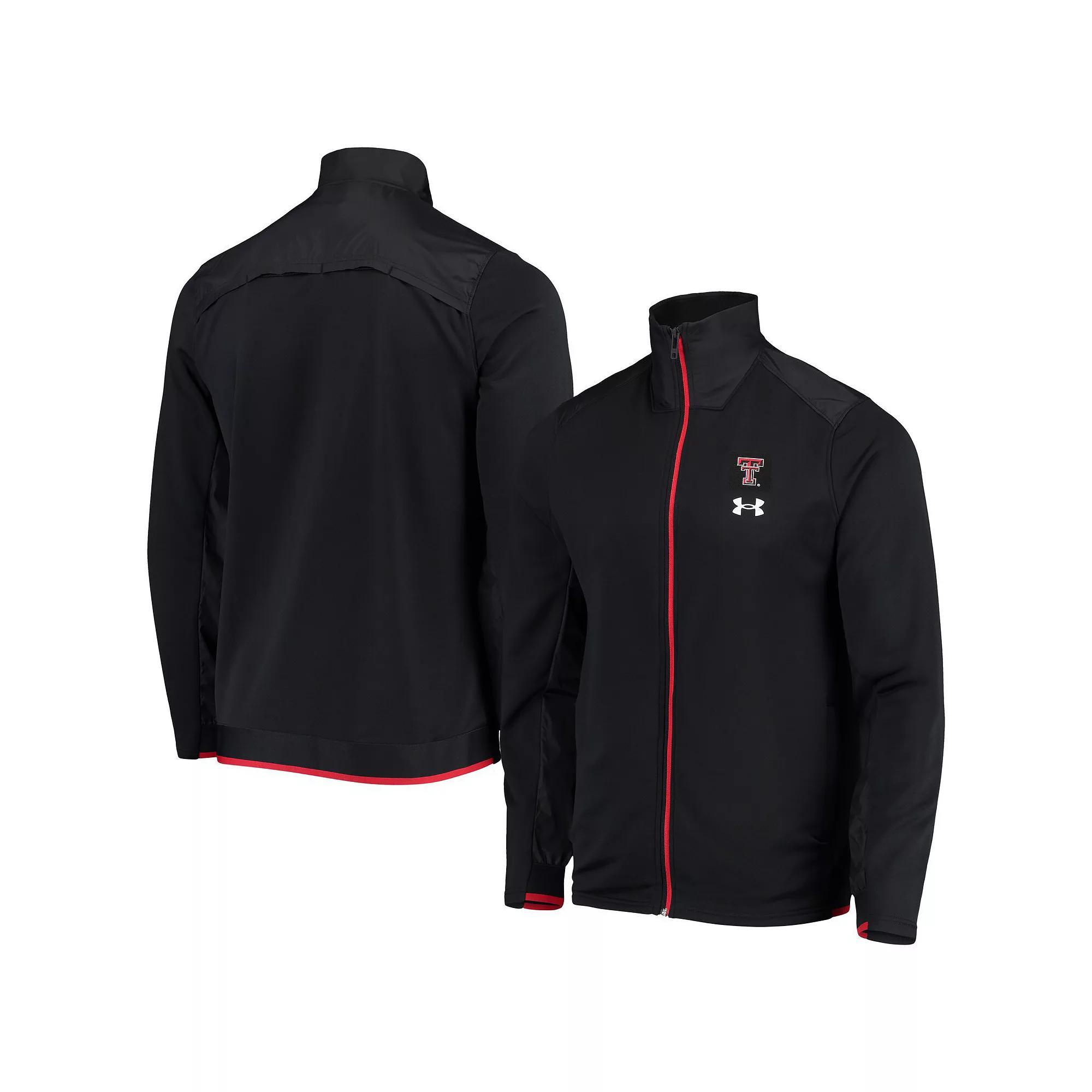 Men's Under Armour Black Texas Tech Red Raiders 2021 Sideline Command Full-Zip Jacket, Size: Small Product Image