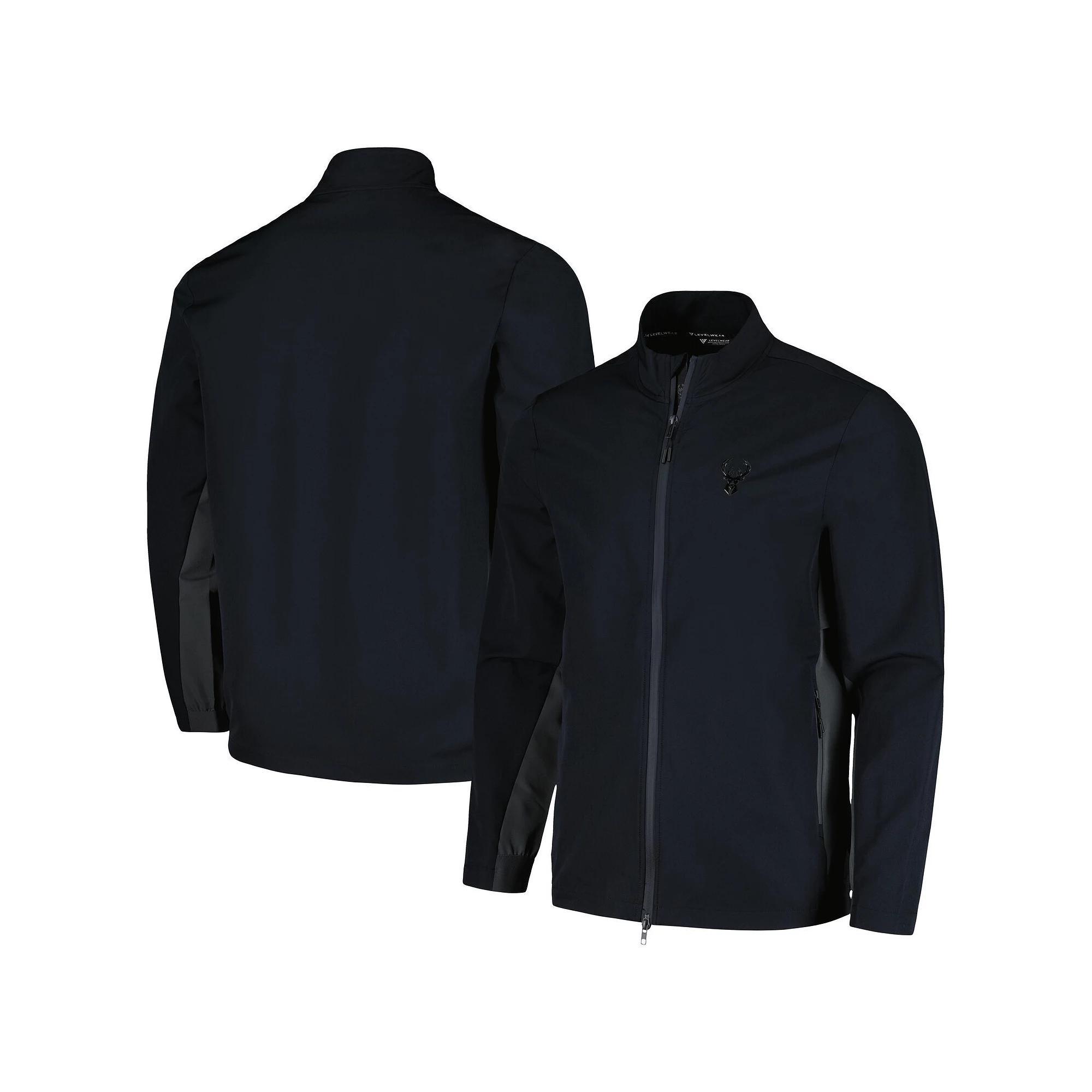 Mens Levelwear Milwaukee Bucks Harrington Full-Zip Jacket Product Image