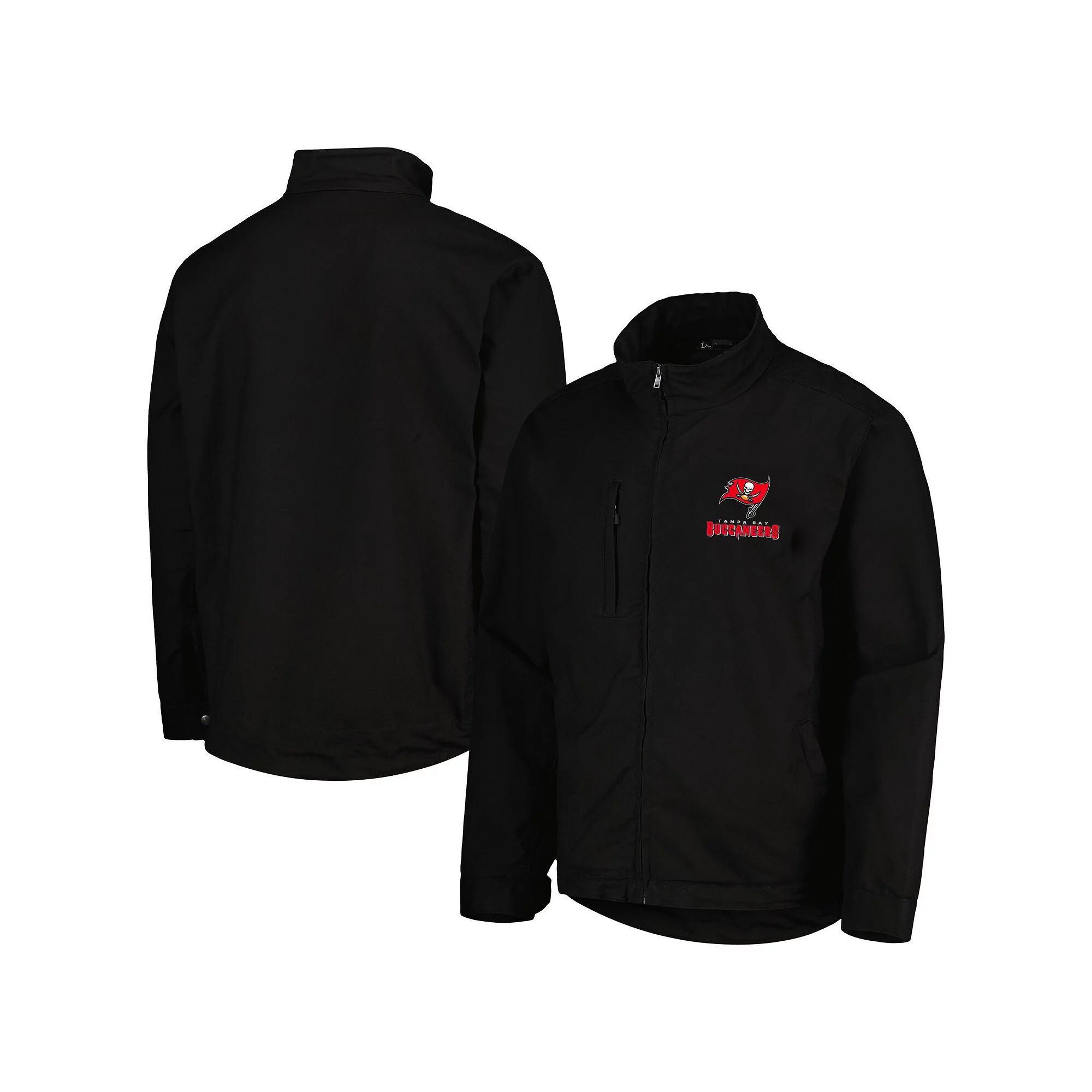 Men's Dunbrooke Black Tampa Bay Buccaneers Journey Workwear Tri-Blend Full-Zip Jacket, Size: Large Product Image