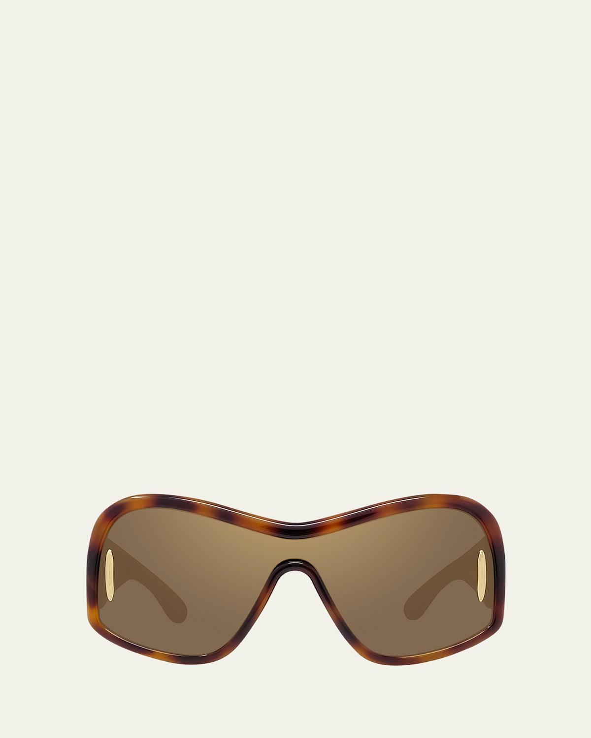 Loewe Anagram Fashion Mirrored Mask Sunglasses Product Image