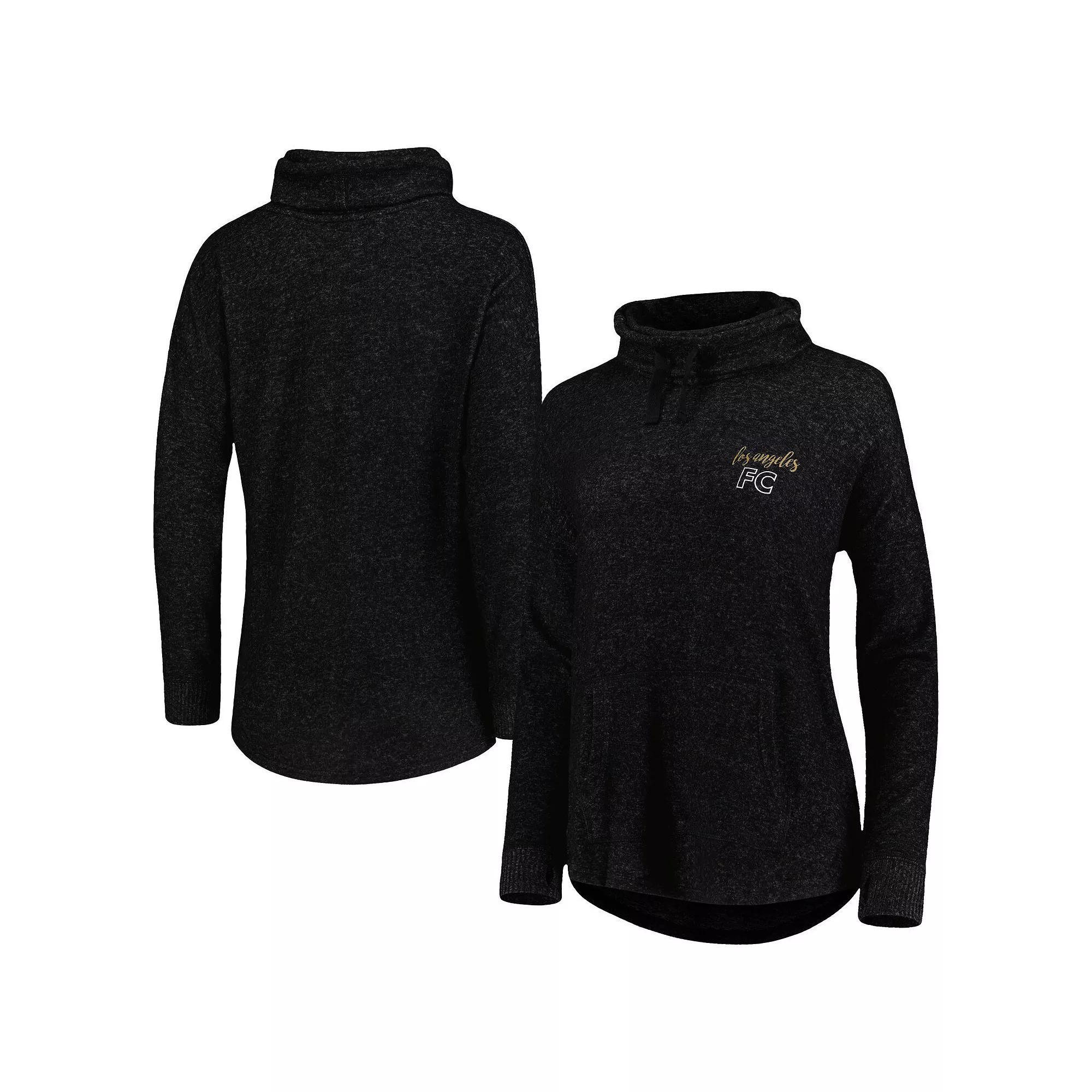 Women's Heathered Black LAFC Cuddle Tri-Blend Pullover Sweatshirt, Size: Large, Lfc Charco Product Image