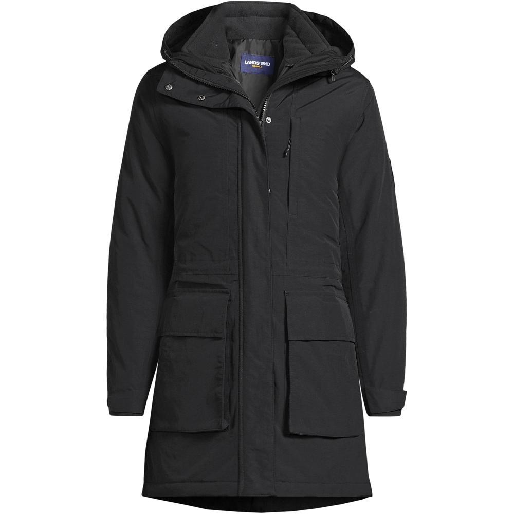 Plus Size Lands' End Women's 3-in-1 Squall Winter Parka Jacket, Size: 1XL, Black Product Image